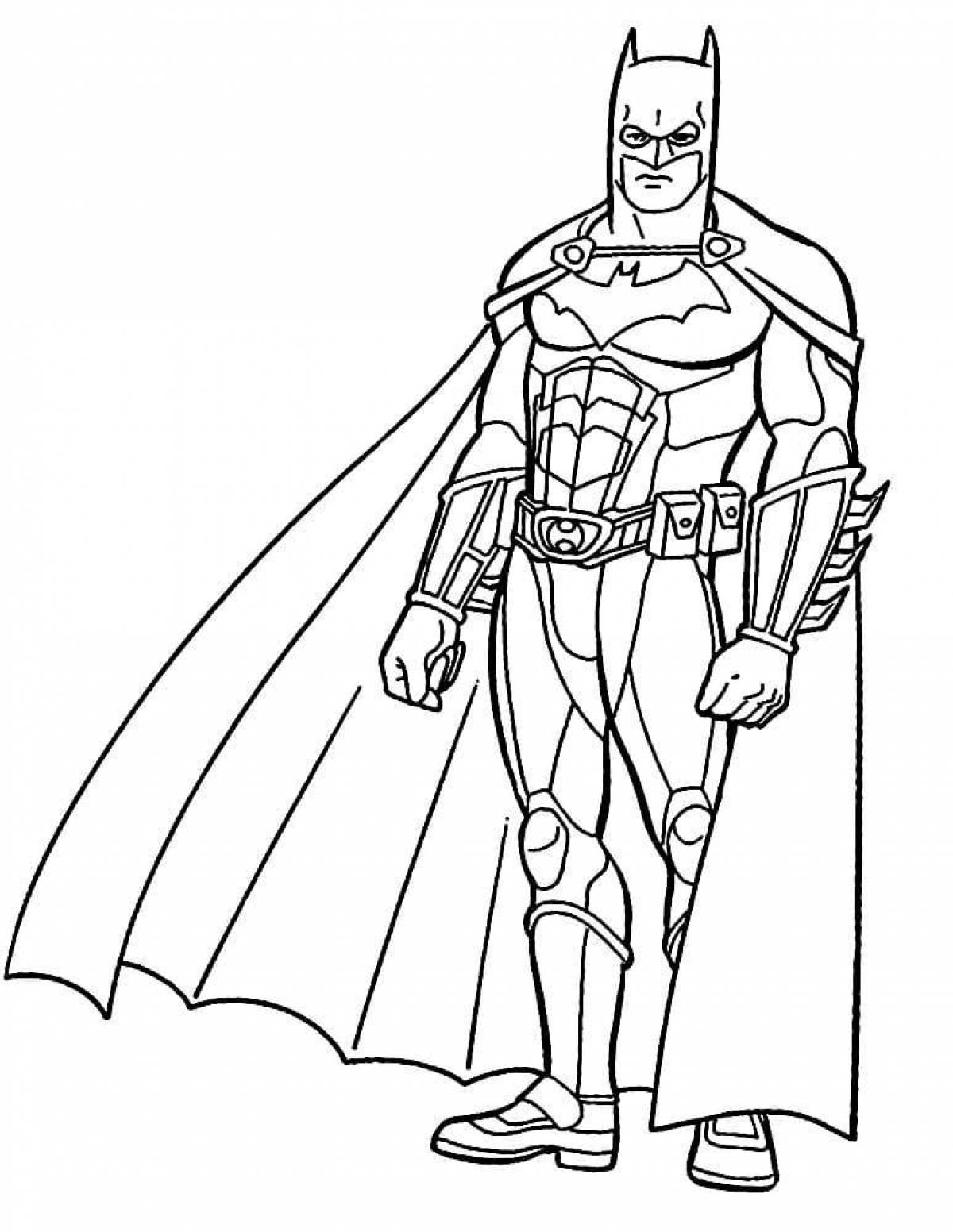 Coloring pages of superheroes for boys