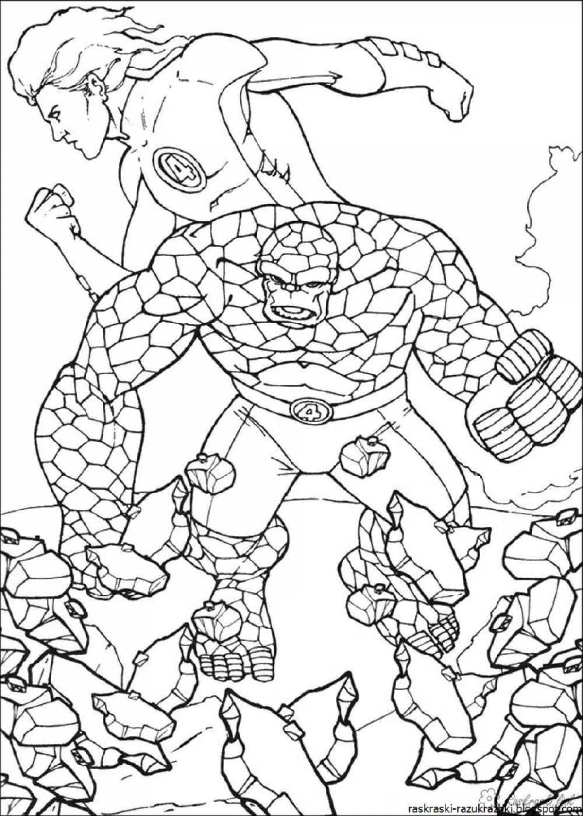 Fabulous superhero coloring pages for boys