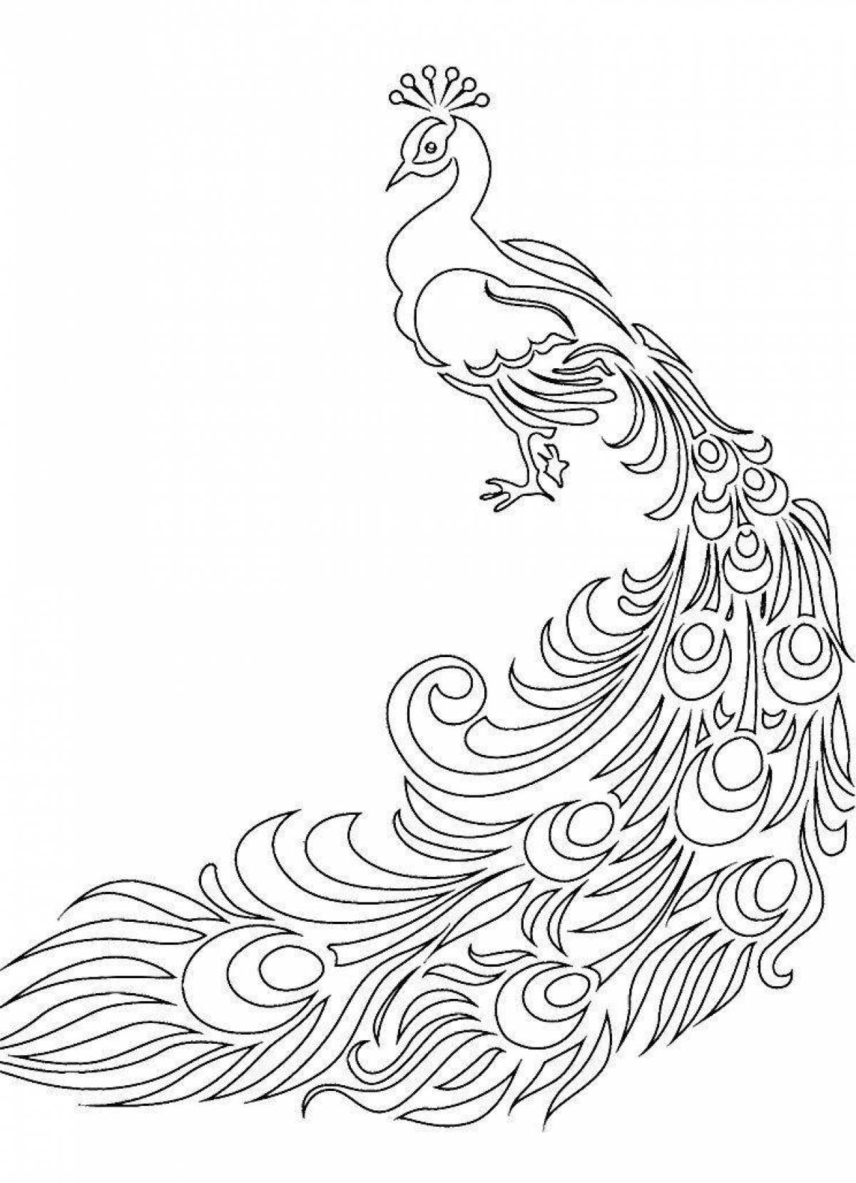 Living firebird coloring pages for kids