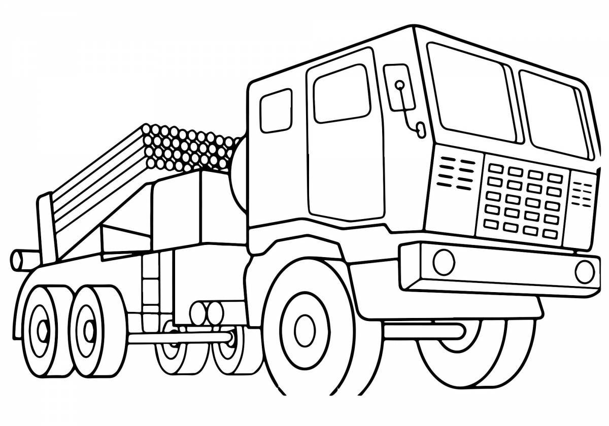 Fine military vehicles coloring pages for boys