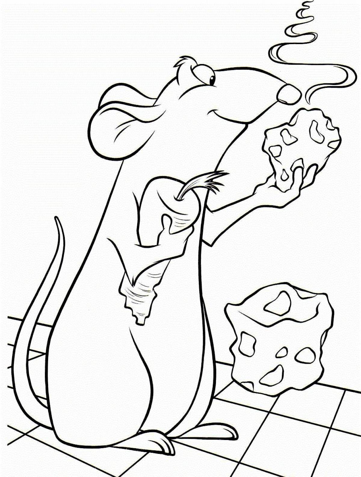 Glorious ratatouille coloring page