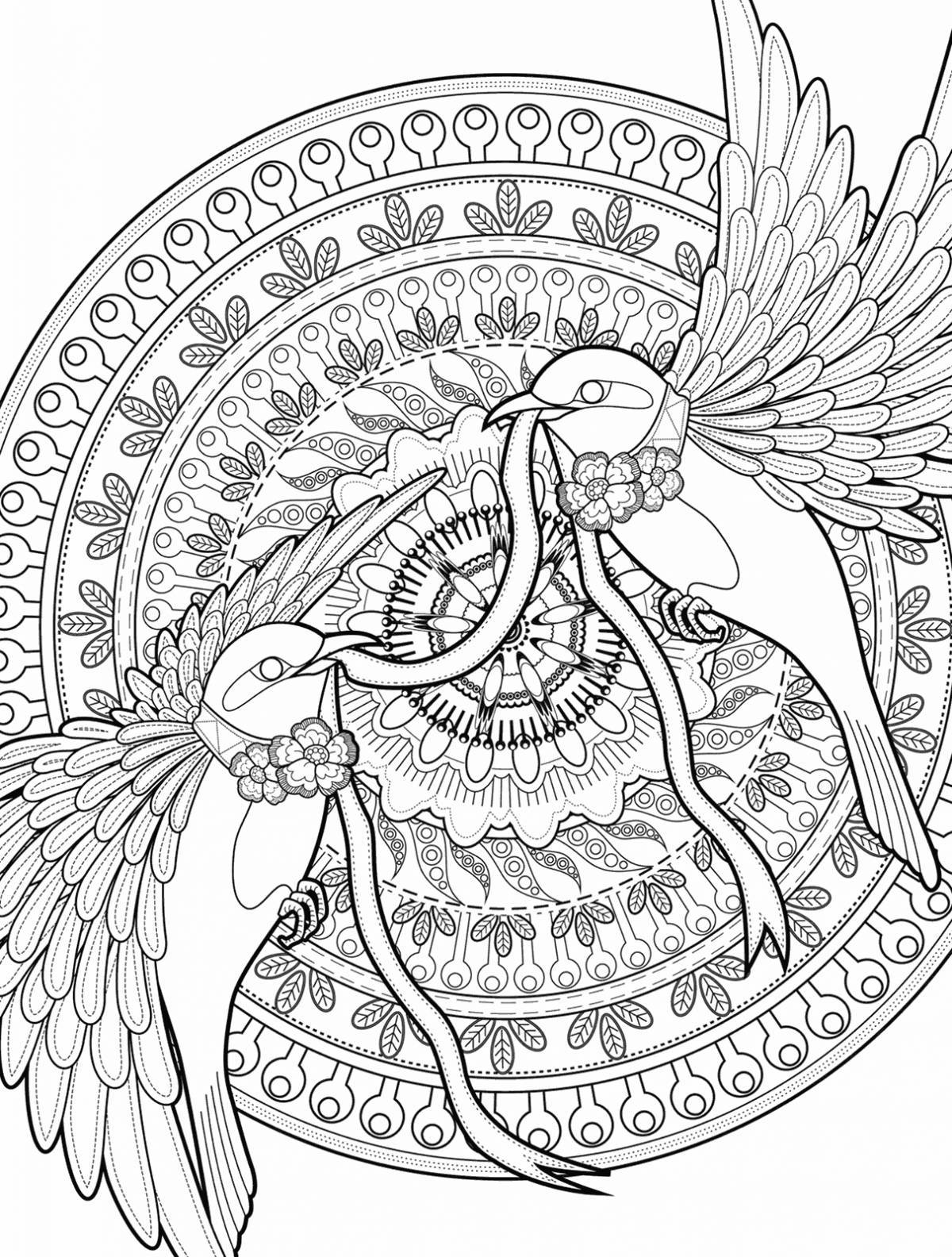 Color-inspired coloring pages