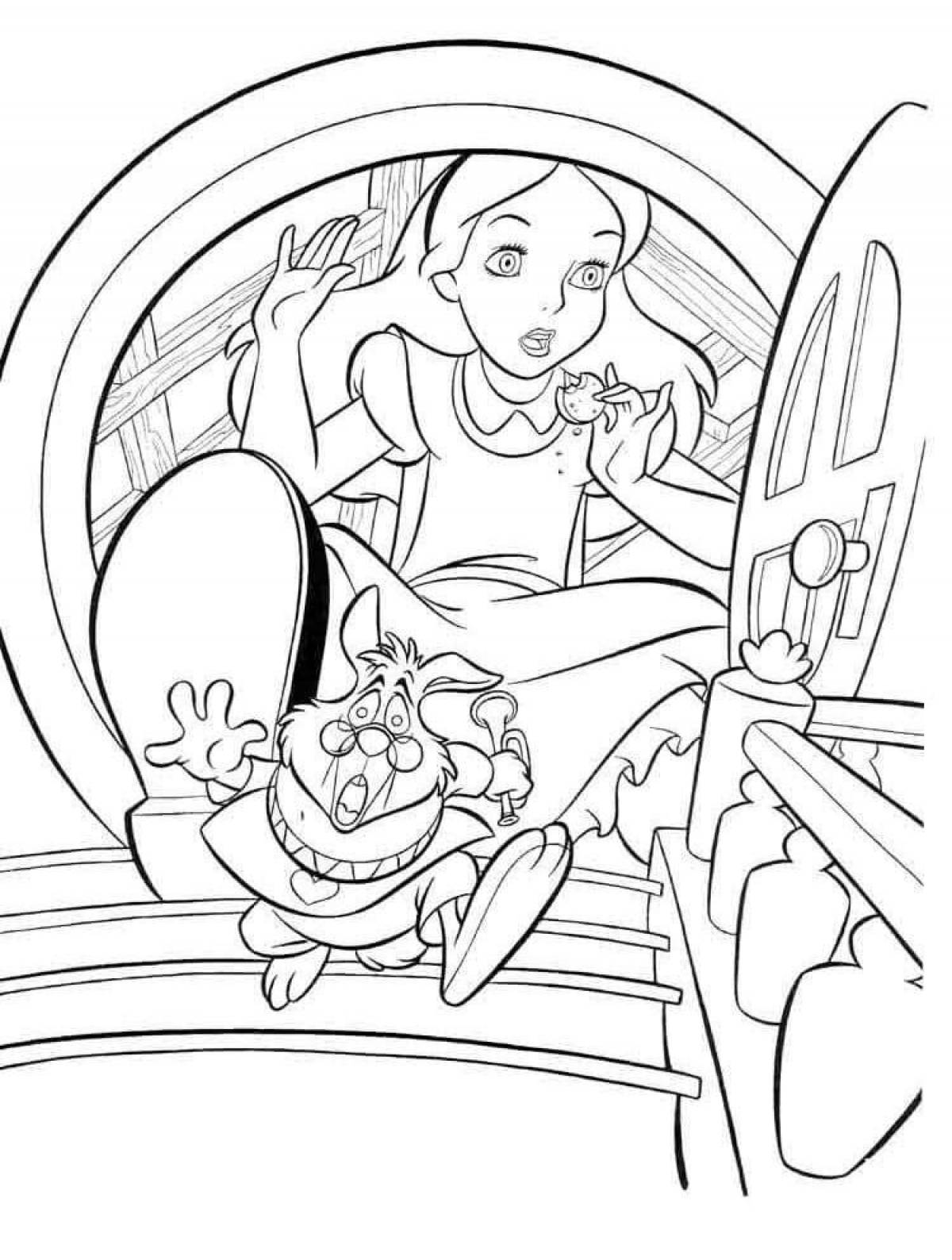 Alice Charming coloring page find