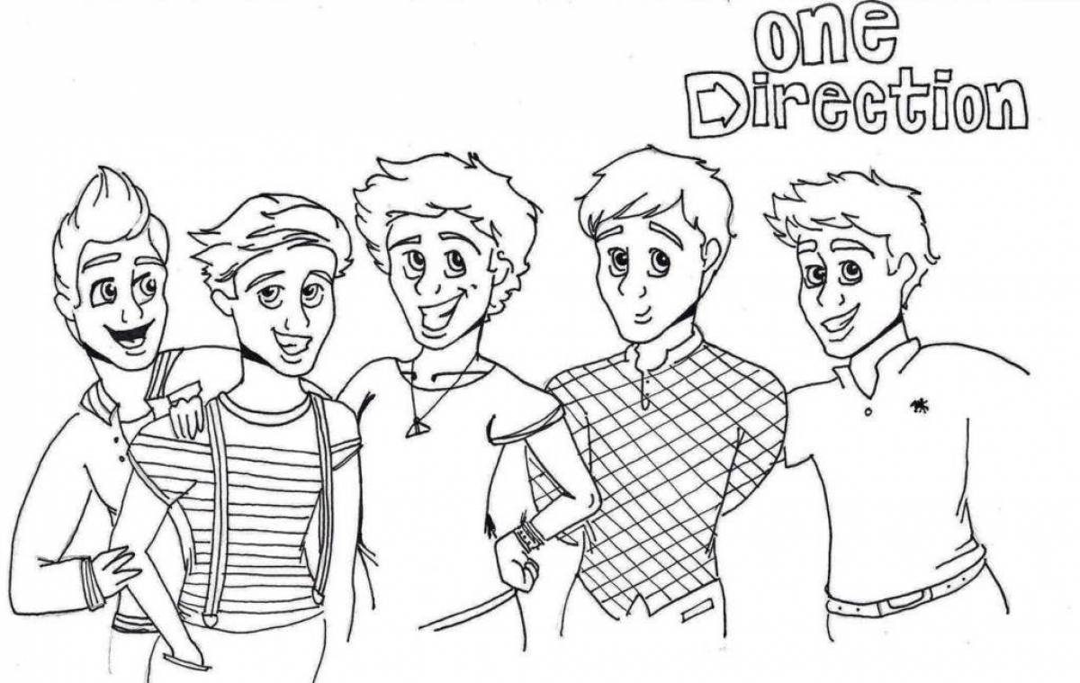 Гарри Стайлс - One Direction - рисунок, картинки