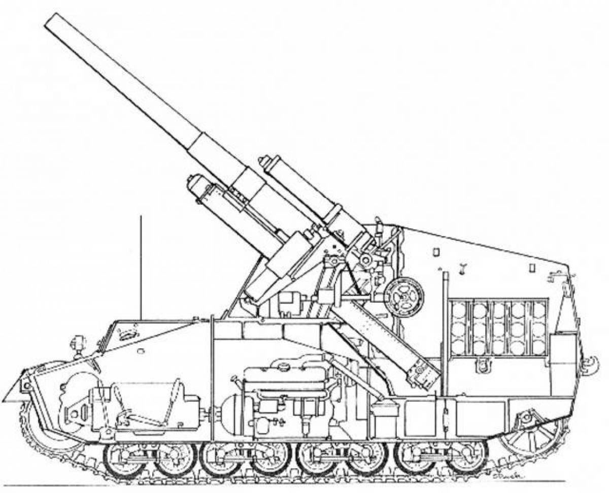 Coloring page spectacular dora tank