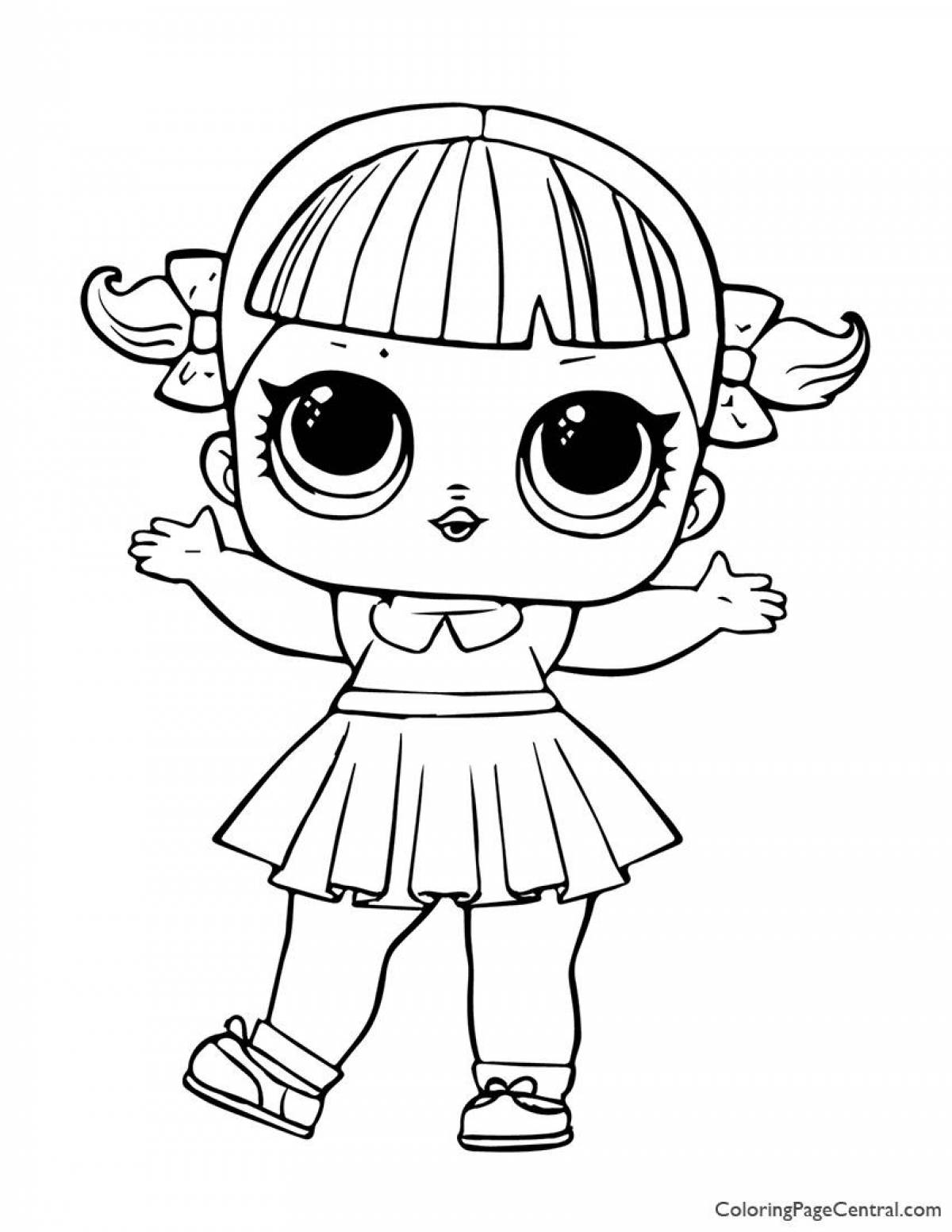 Outstanding lola coloring page for kids