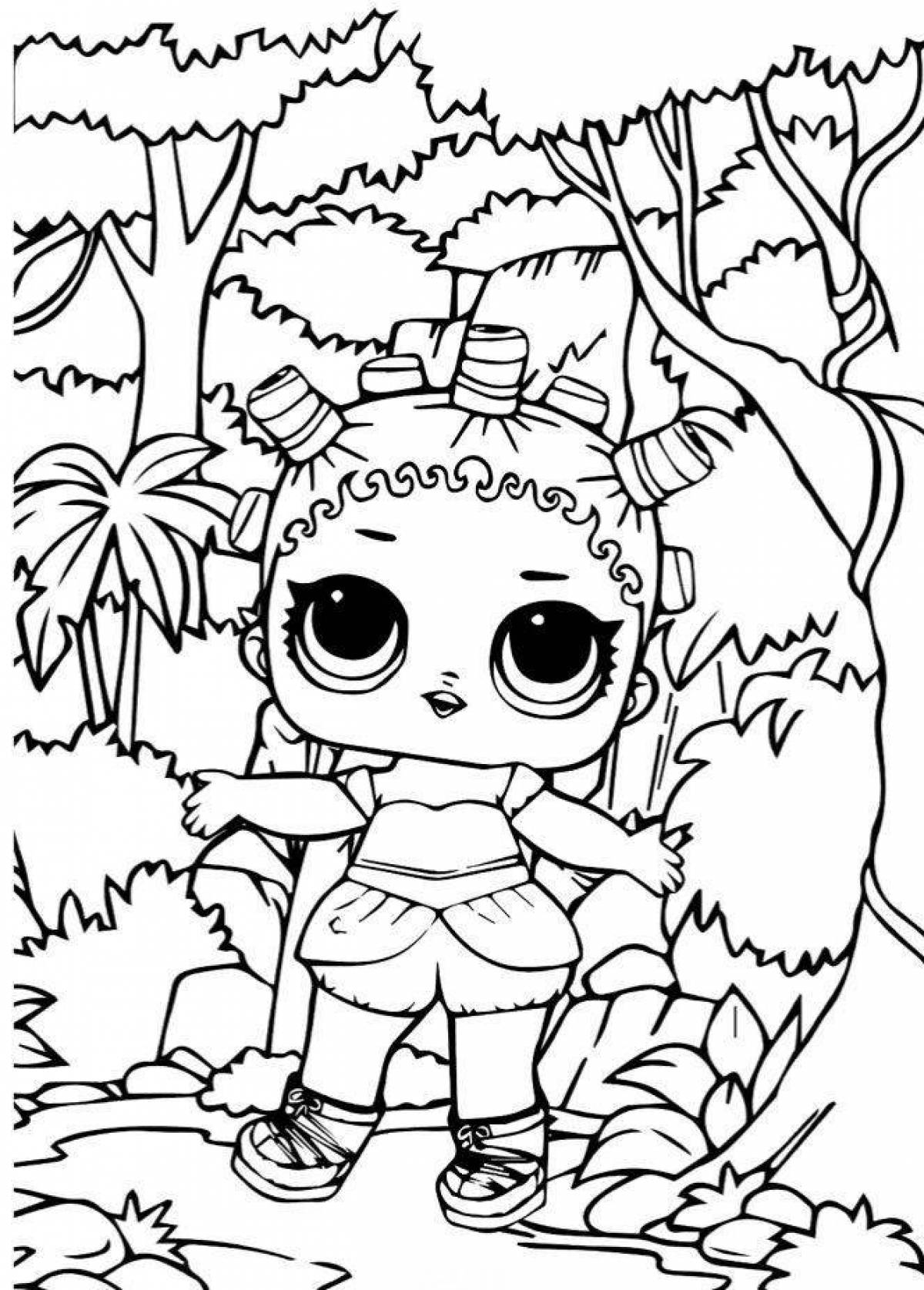 Color-blast lola coloring for kids