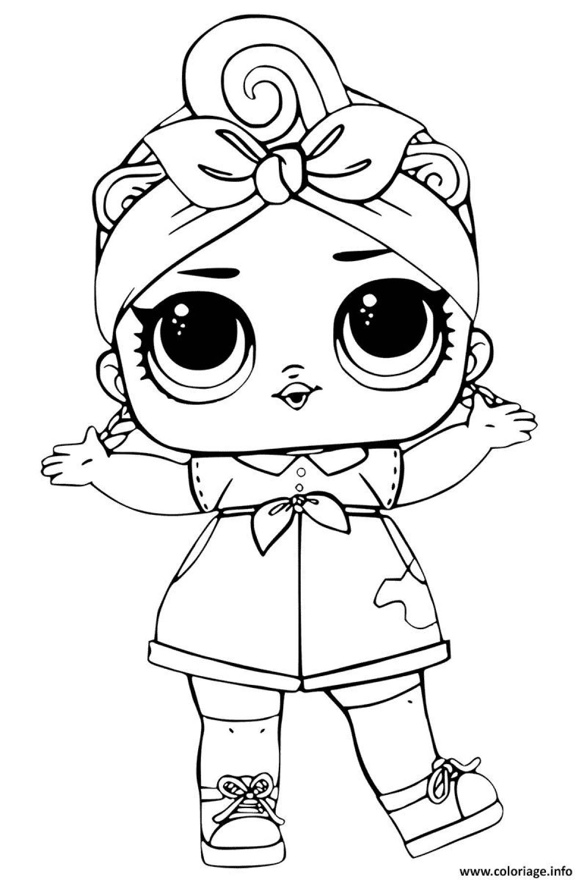 Color-party lola coloring pages for kids
