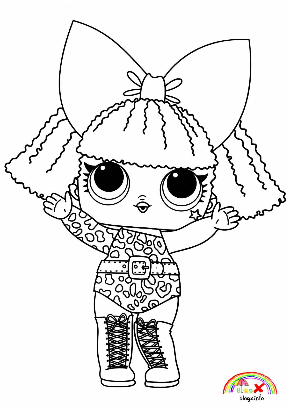 Color-joy lola coloring pages for kids
