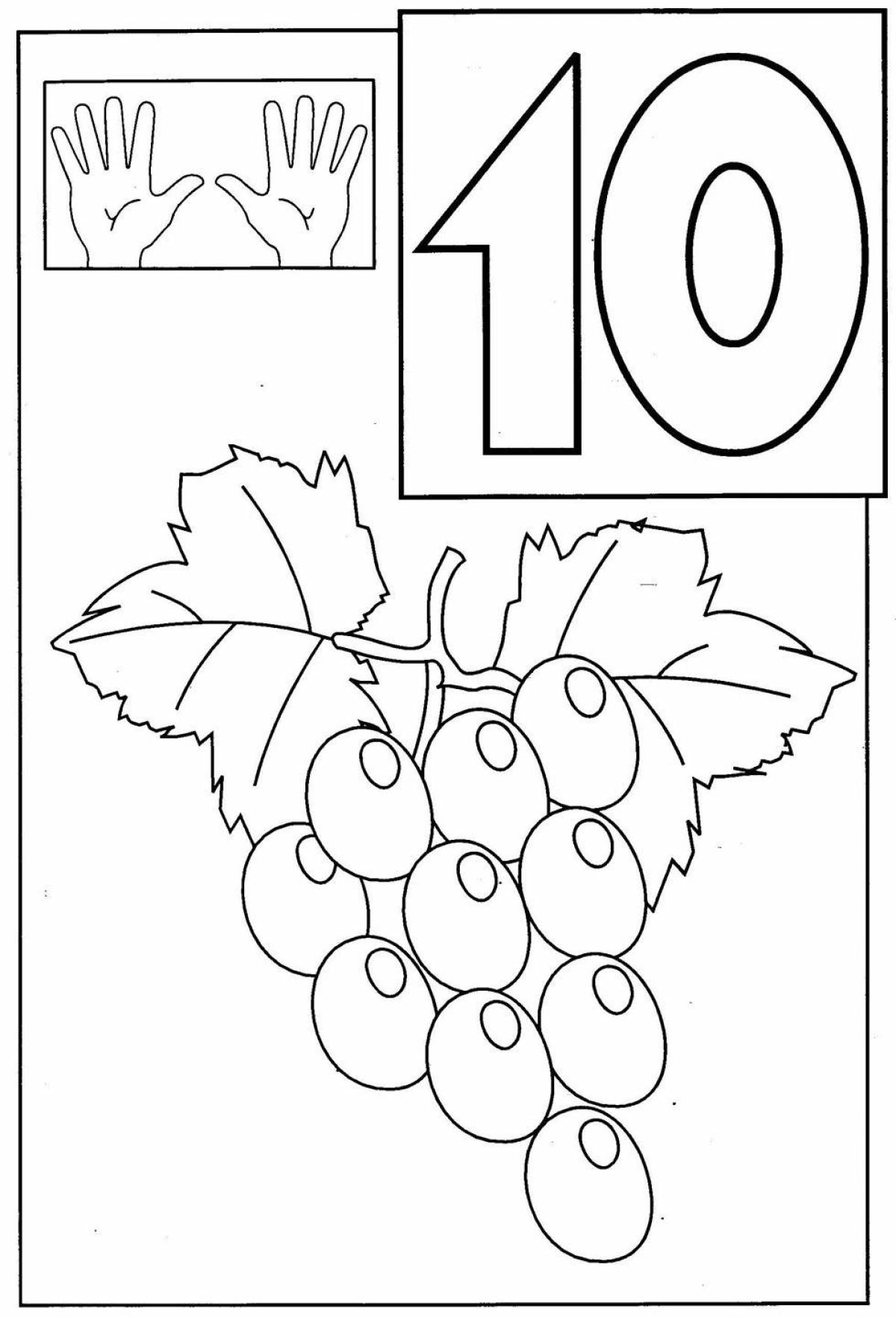 Charming coloring page 10