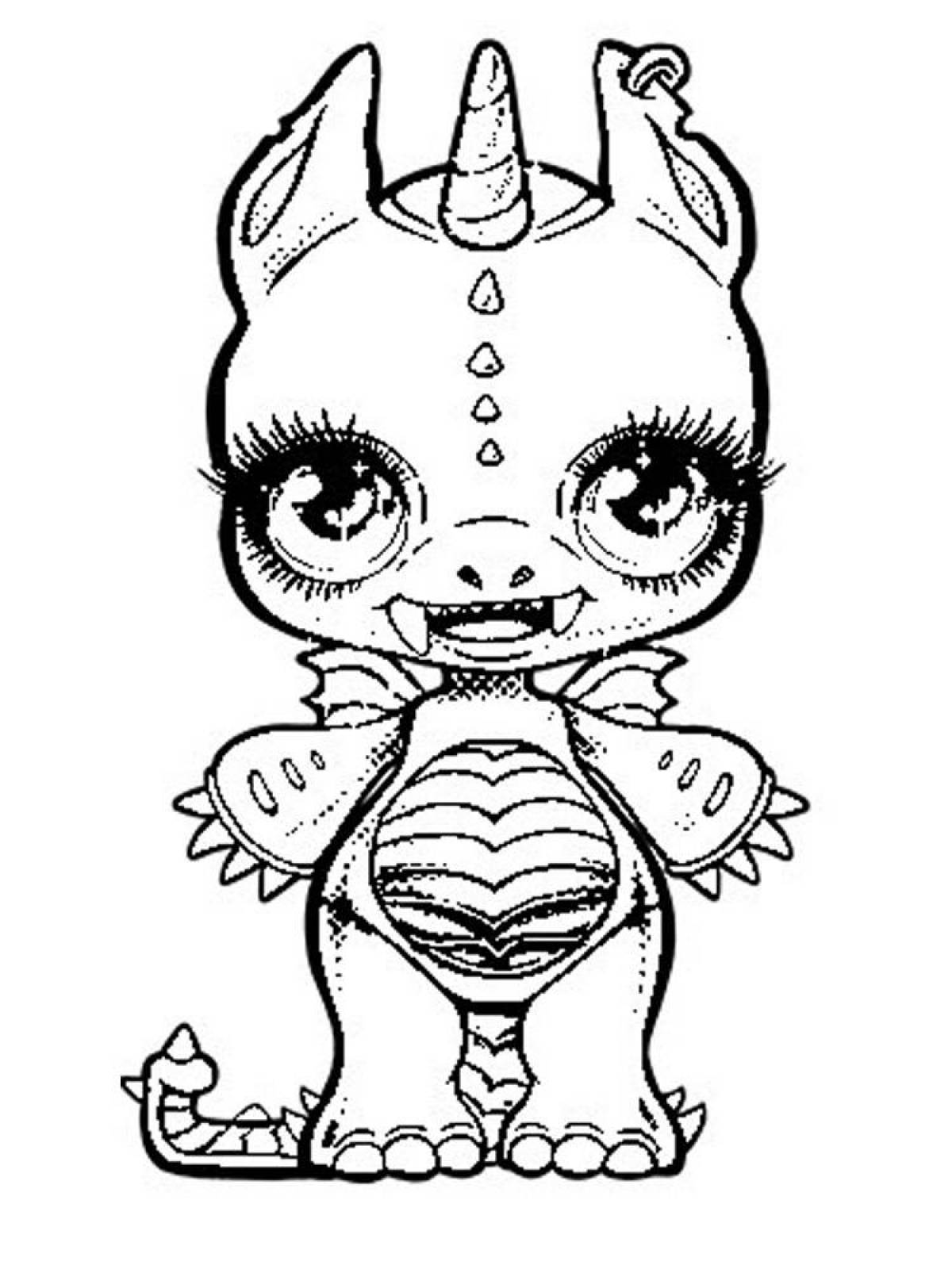 Adorable coloring page puppies