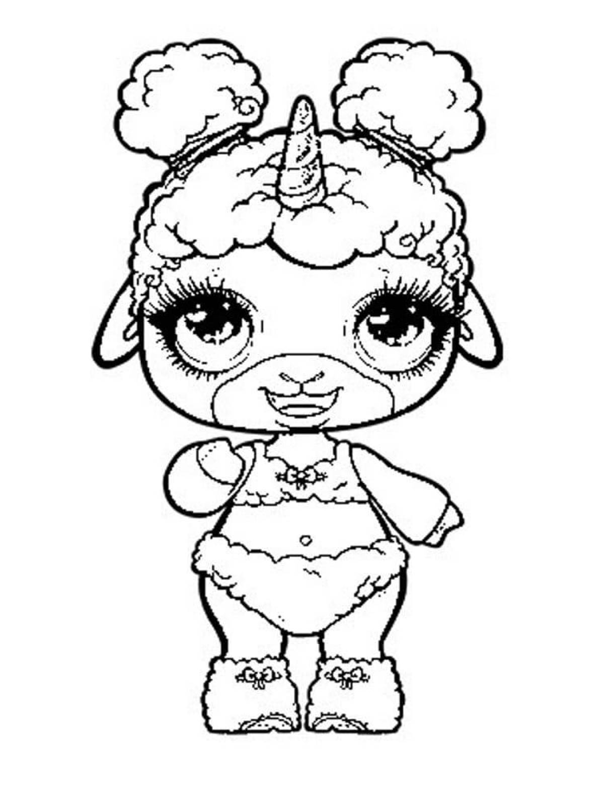 Witty puppies coloring book