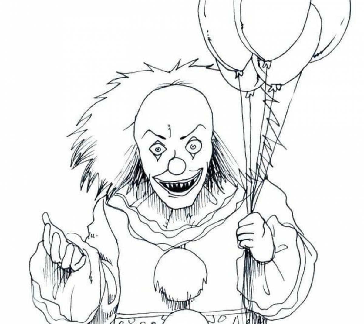 Unthinkable horror coloring book