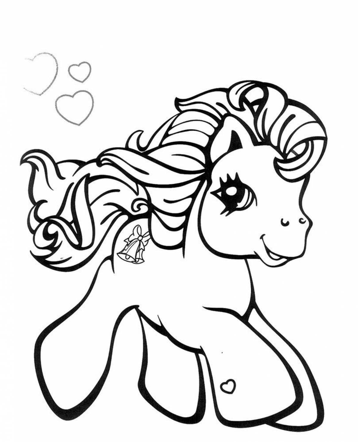 Great horse coloring pages for girls