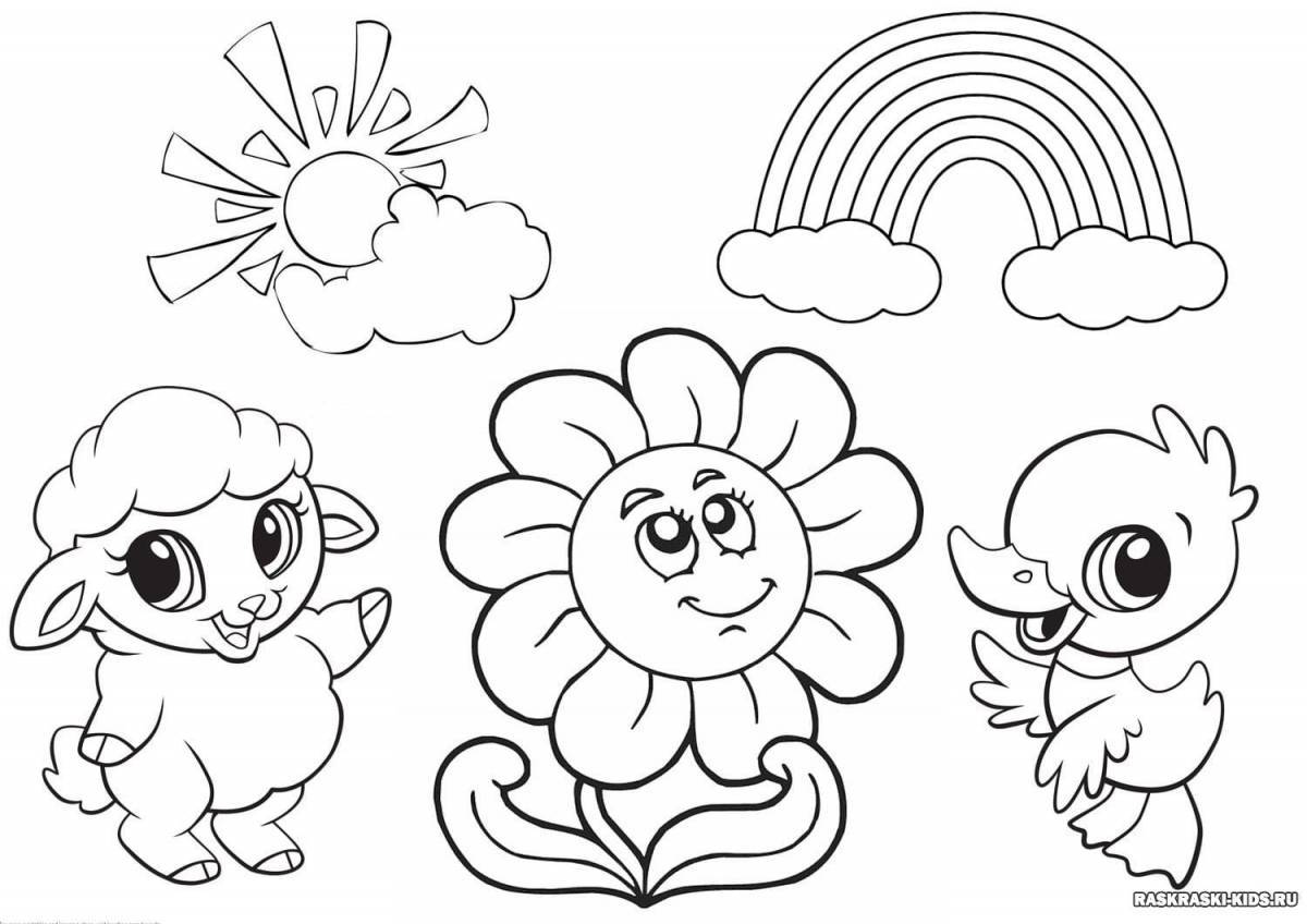 Color-fantastic coloring page for 5 year olds