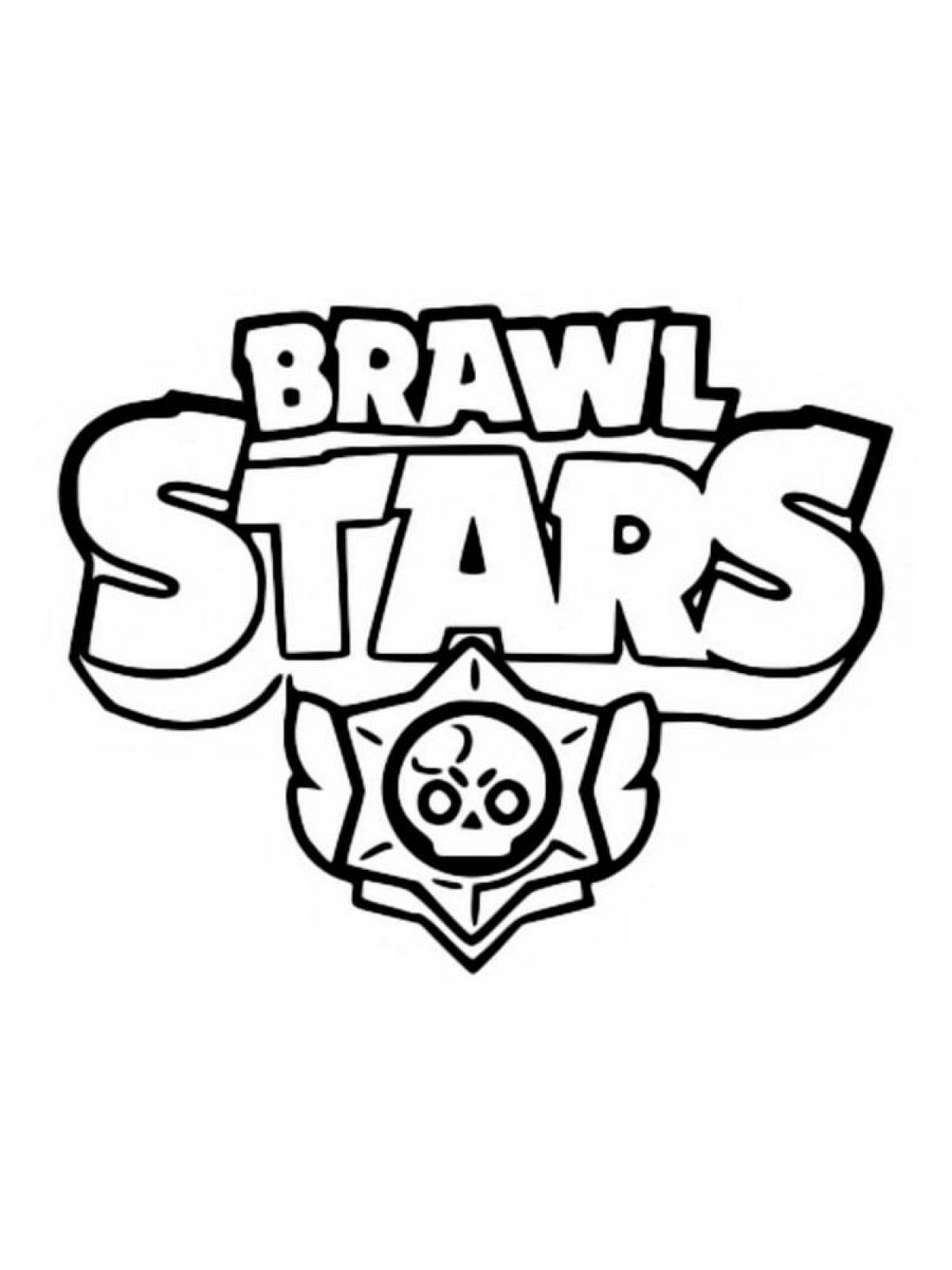 Старс распечатать. Рисунки Браво старс. Рисунки Brawl Stars. Логотип Brawl Stars рисунок. Значки Brawl Stars раскраска.