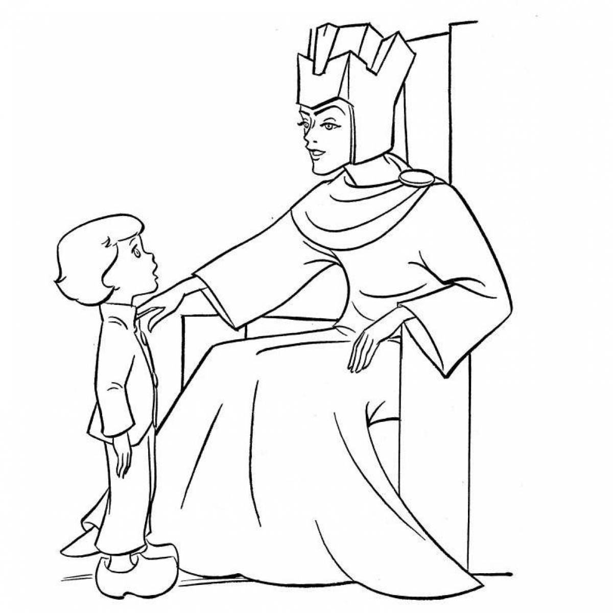 Нарисовать иллюстрацию к сказке снежная королева. Раскраска к сказке Снежная Королева 5 класс.
