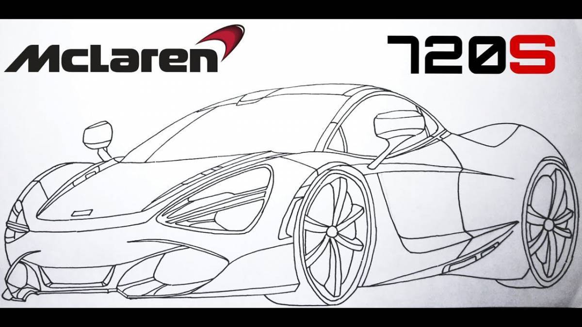 Как нарисовать mclaren