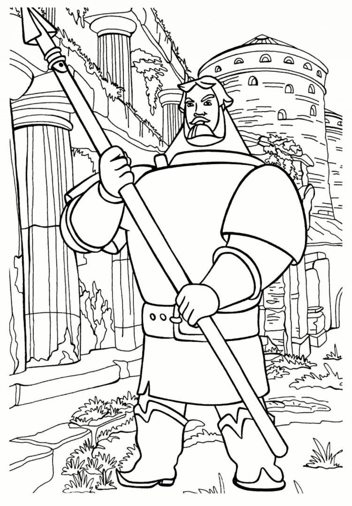 Fairy coloring page 3 heroes