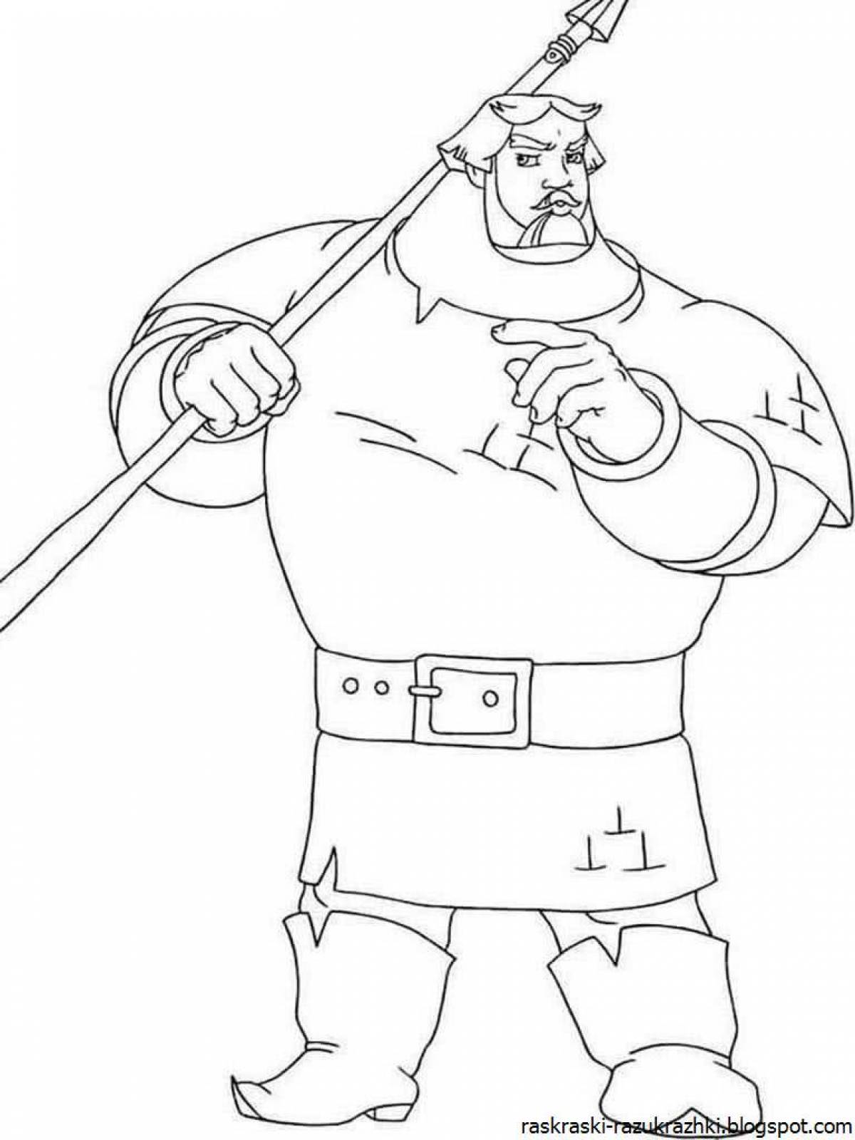 Great coloring page 3 heroes