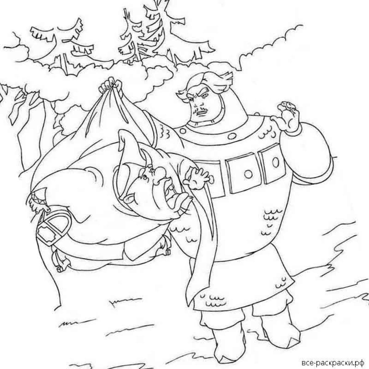 Charming coloring page 3 heroes