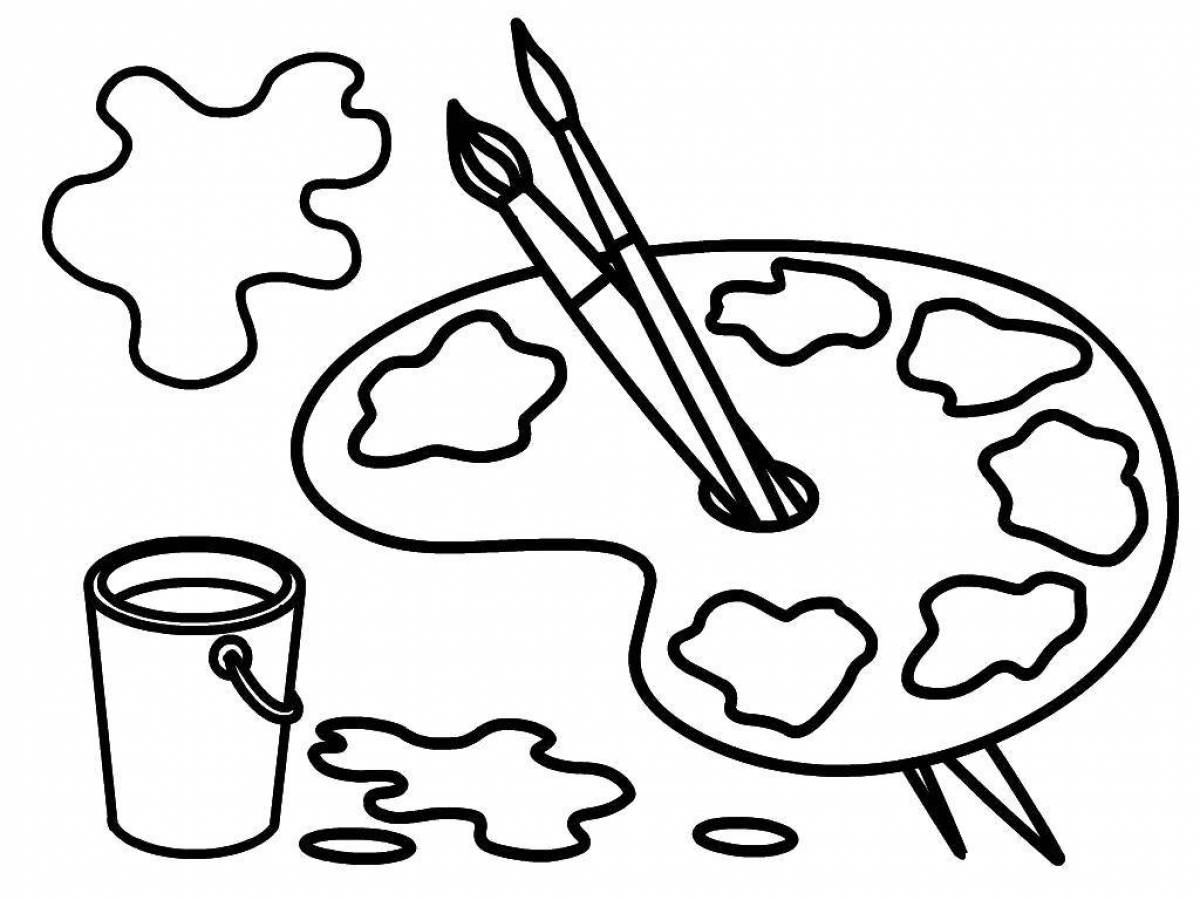 Exciting coloring pages