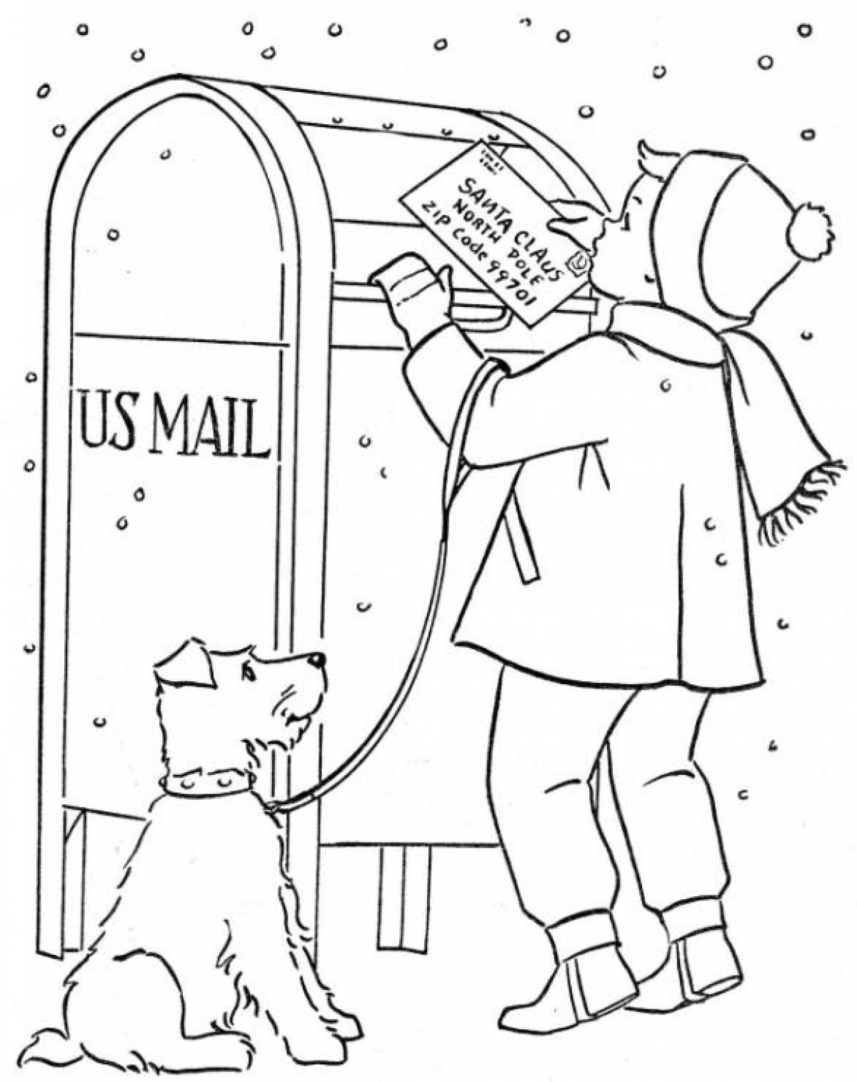 Bright mail coloring