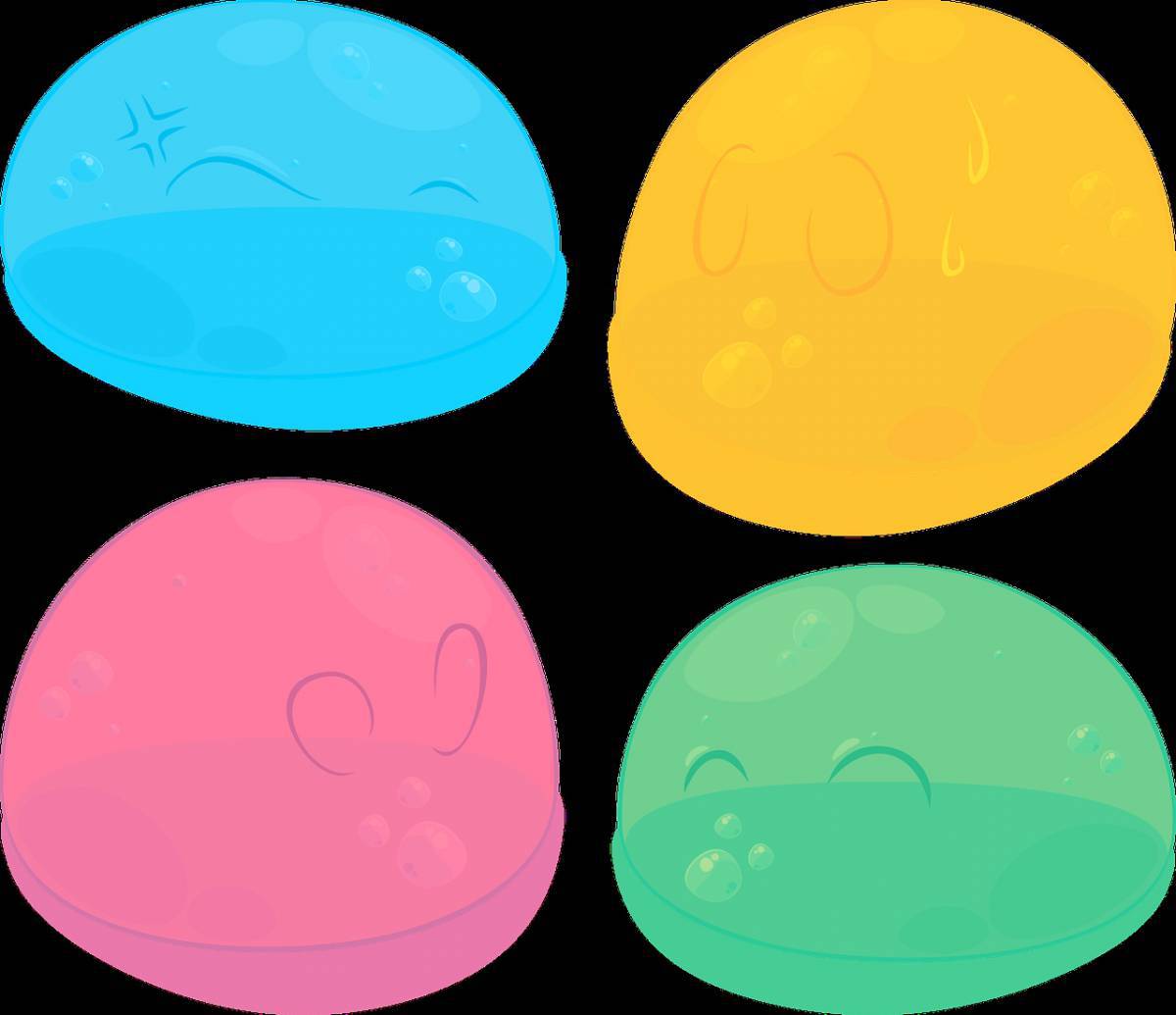 Creative slime coloring