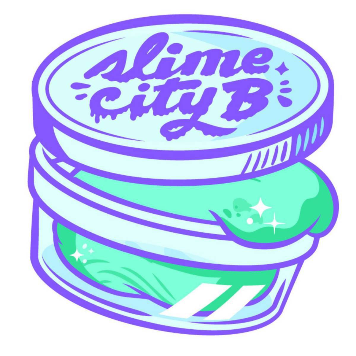 Fluffy slime coloring page