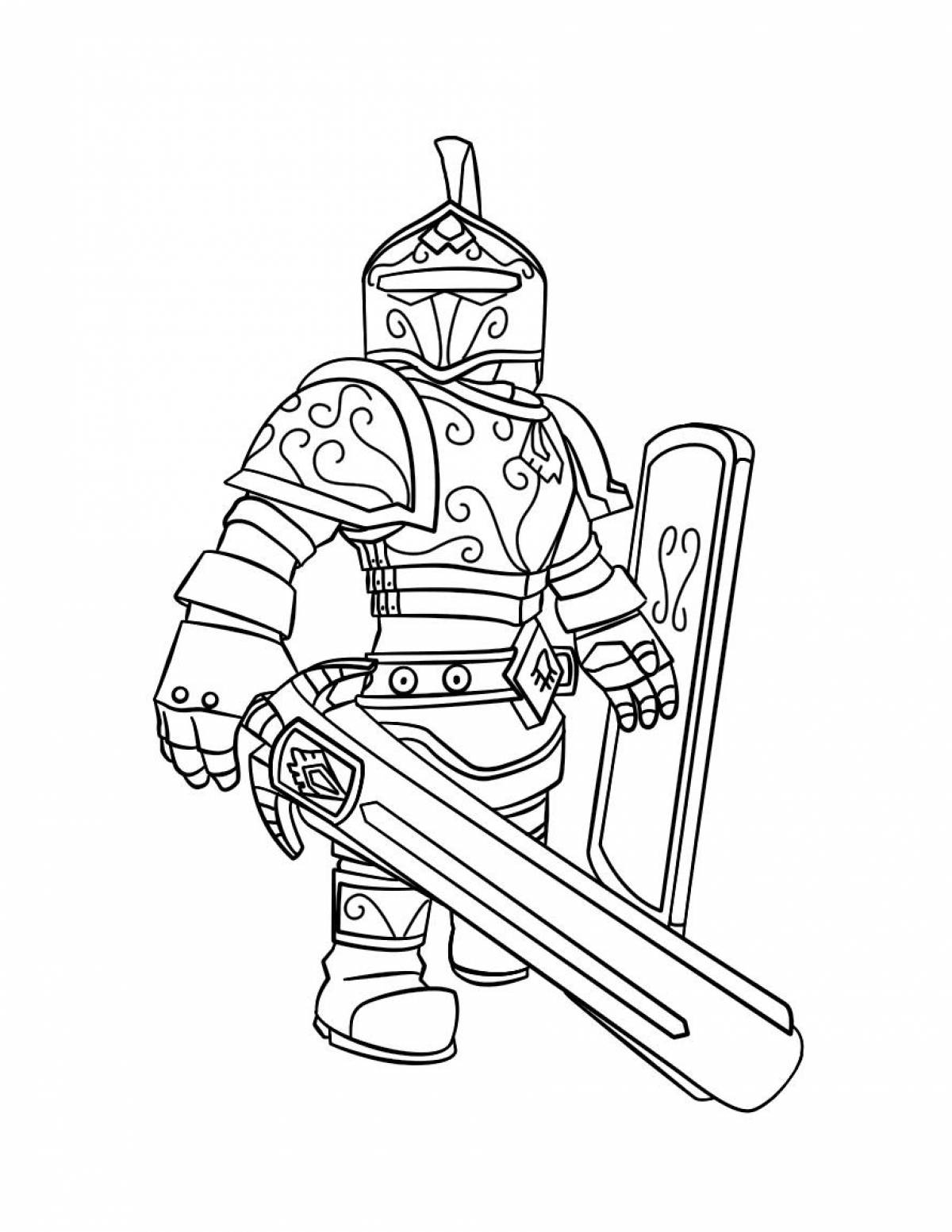 Roblox amazing door coloring pages