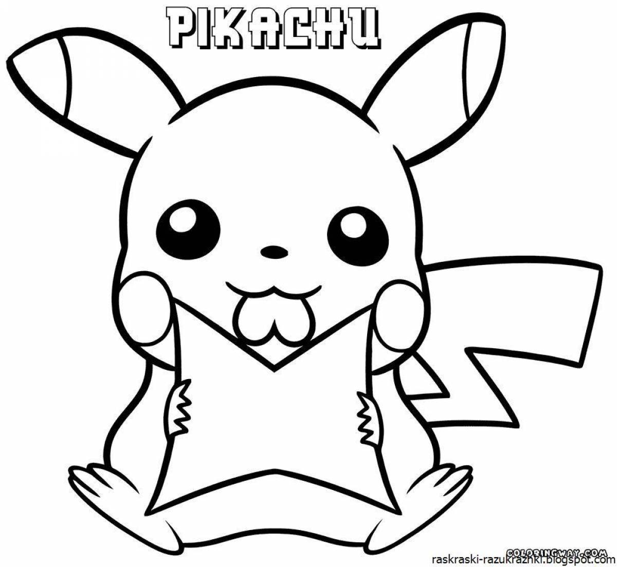 Funny new year pikachu