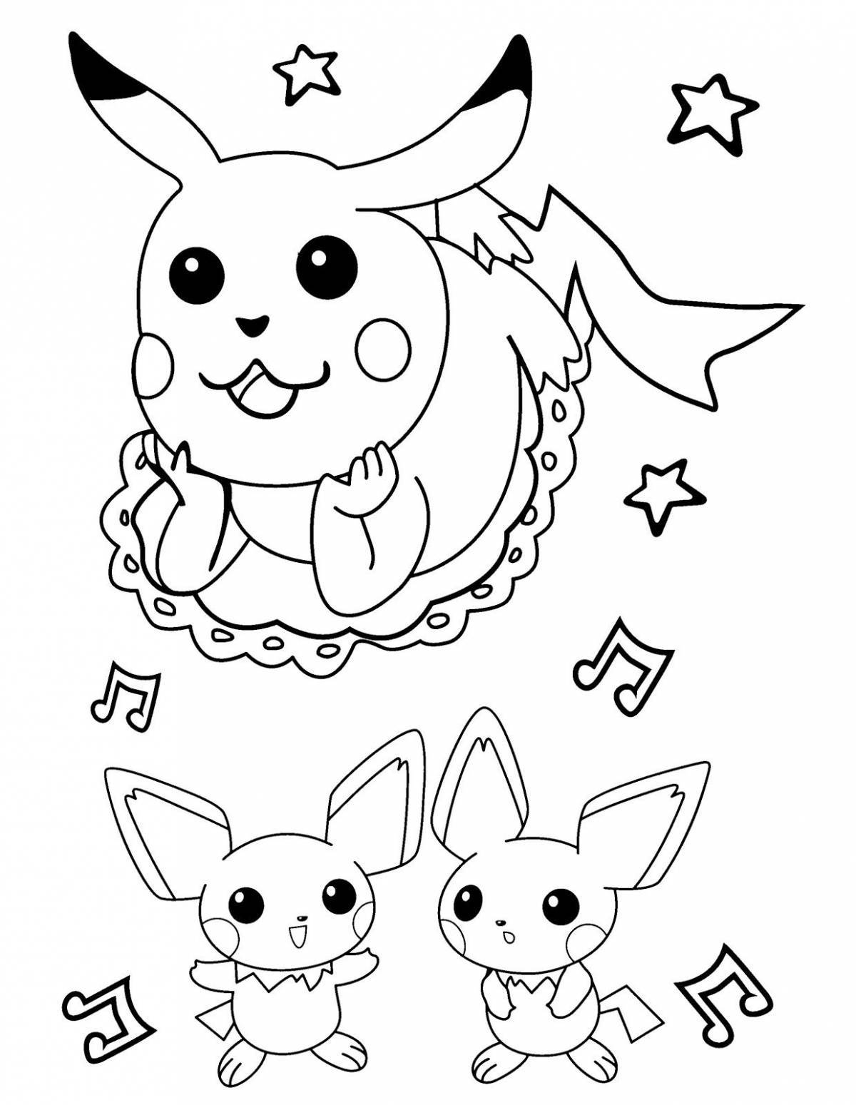 Cute new year pikachu