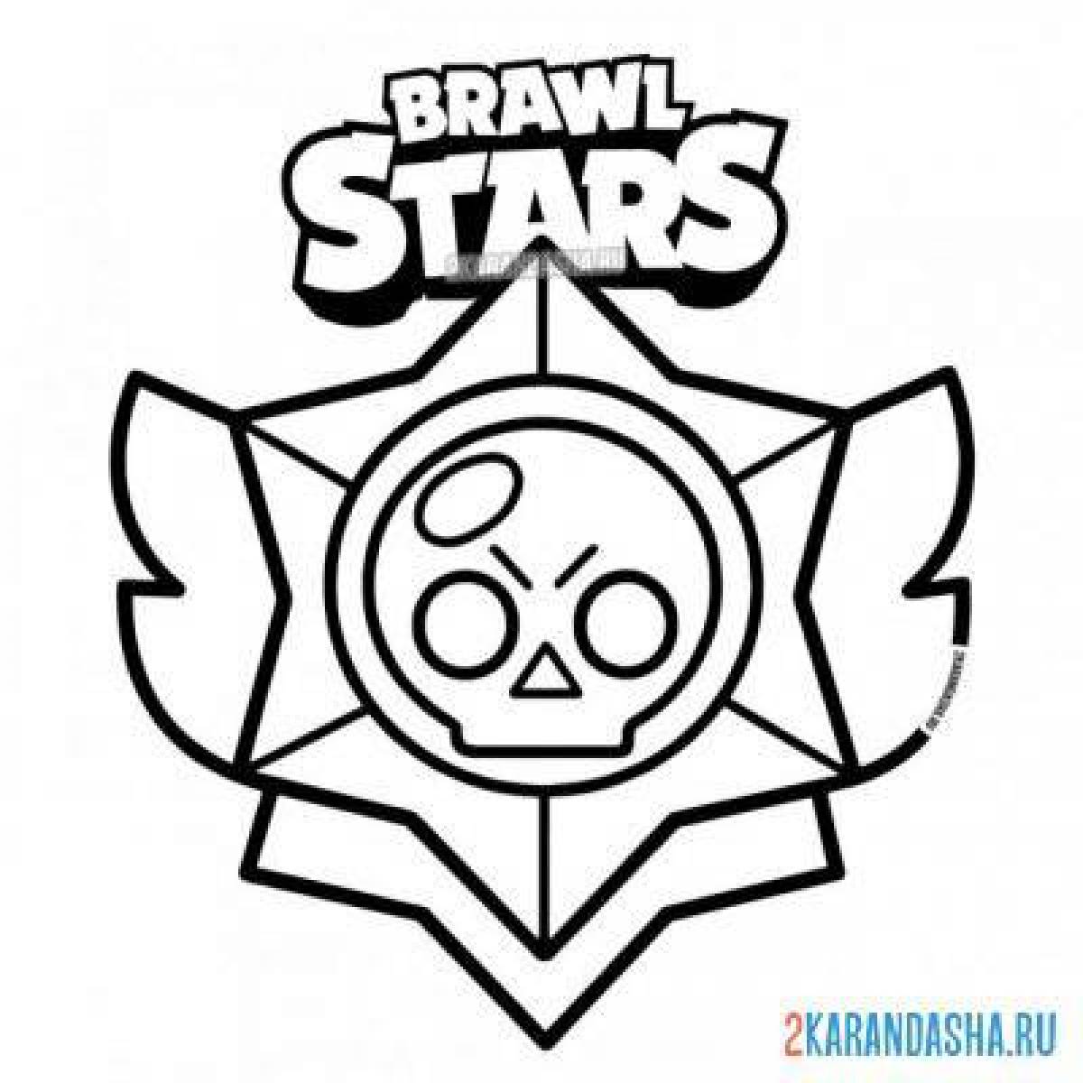 Colorful bravo stars icons