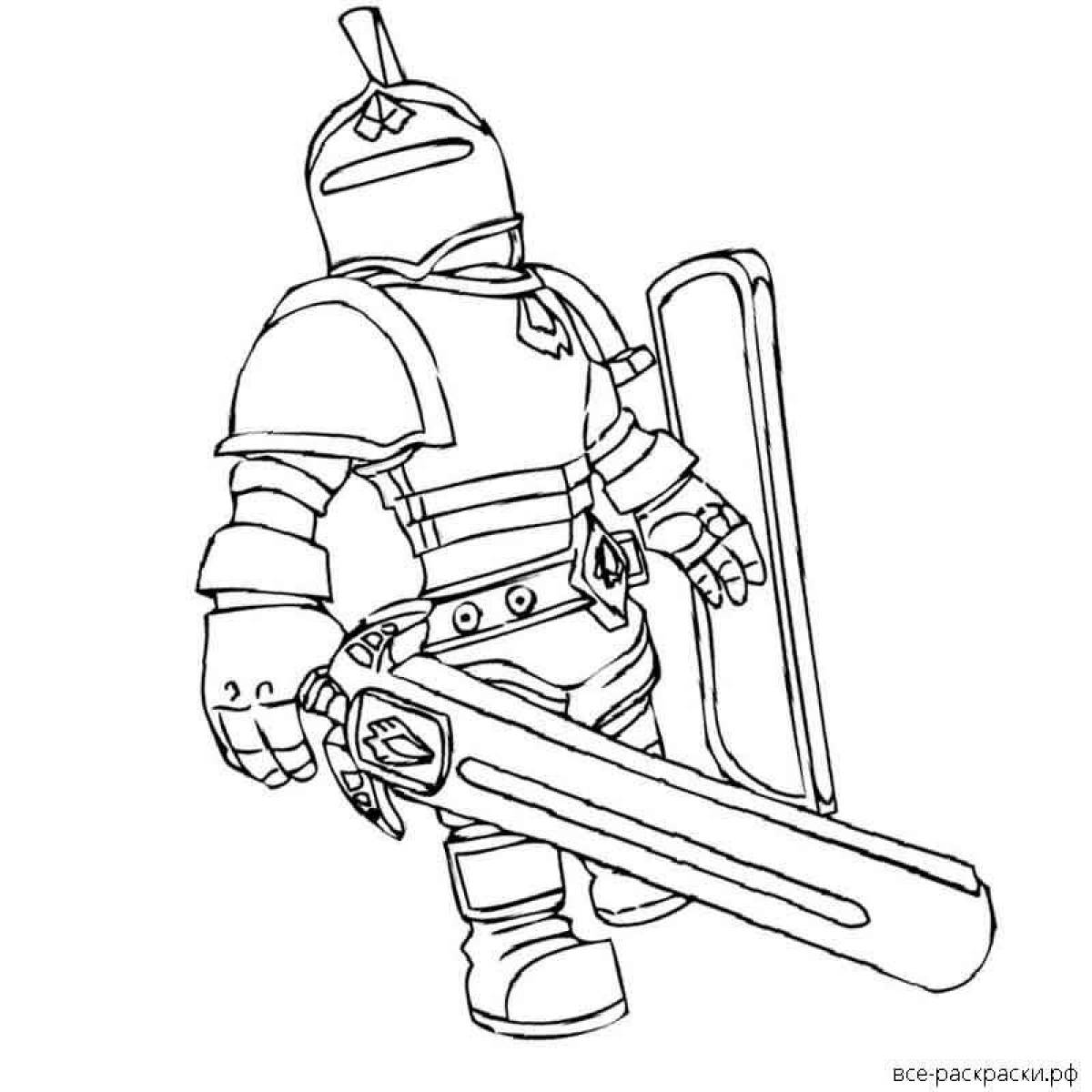 Amazing roblox skins coloring book
