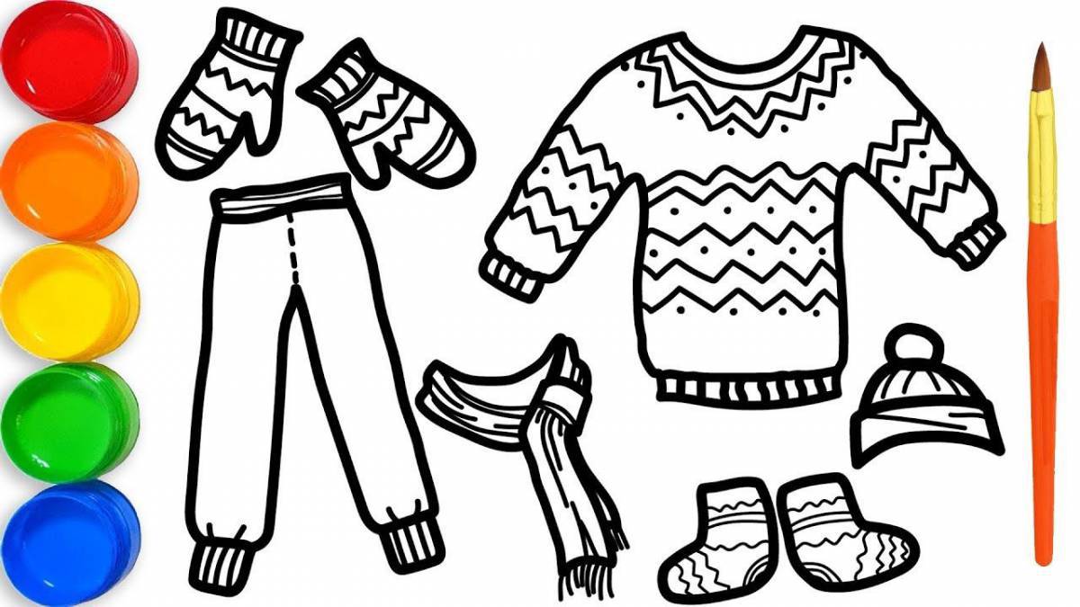 Зимняя одежда для детей #6