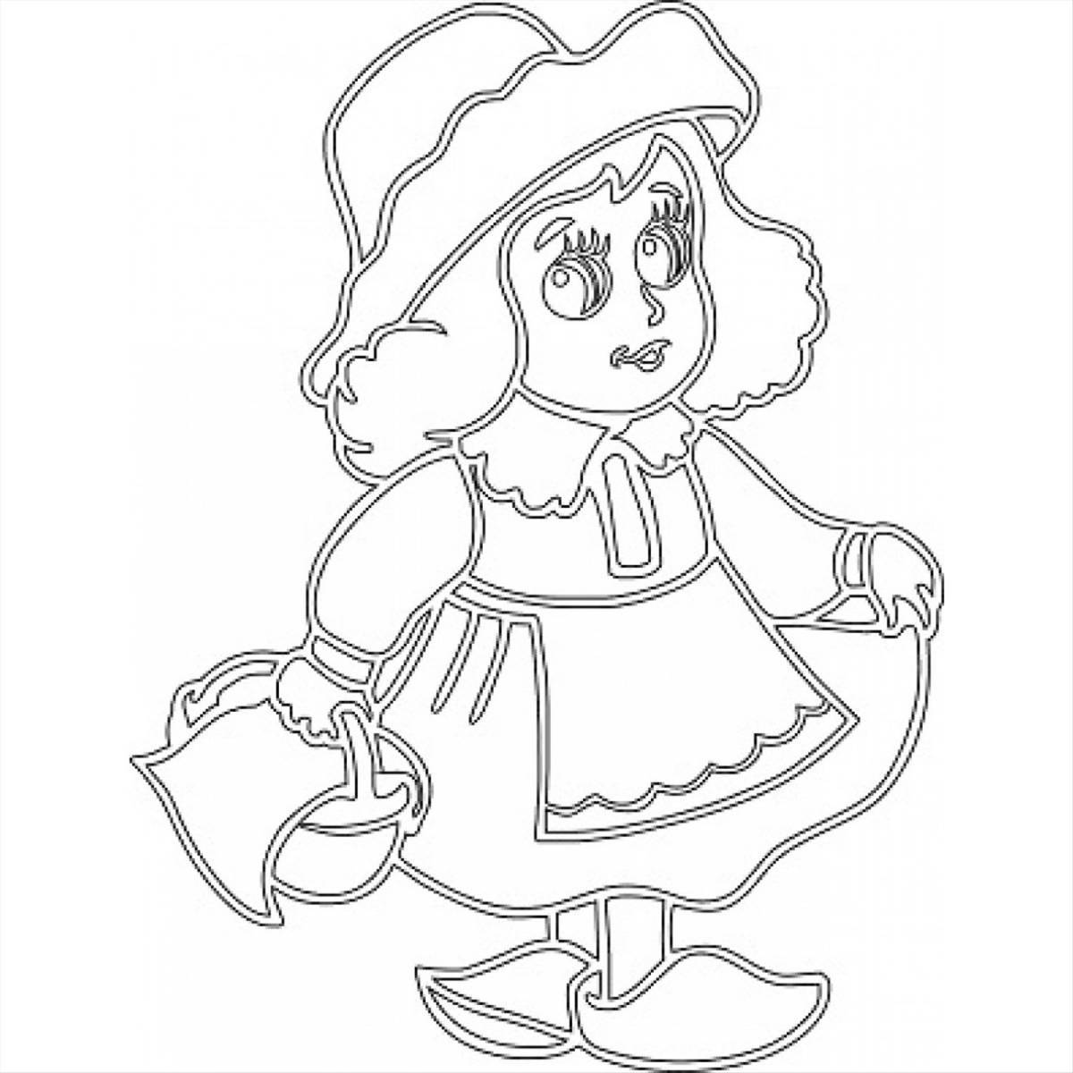 Little Red Riding Hood Coloring Page