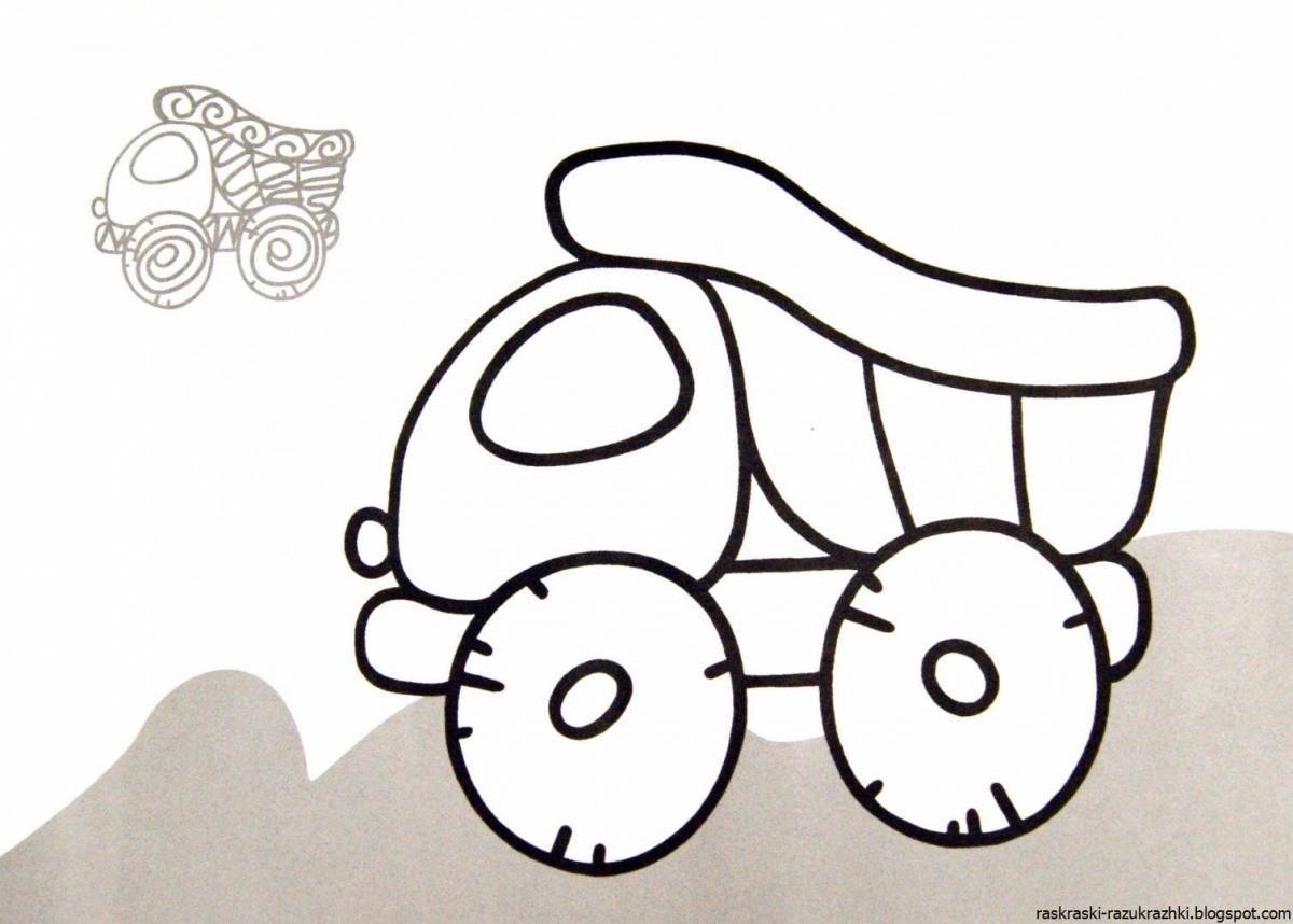 Creative coloring book for 3 to 5 year olds
