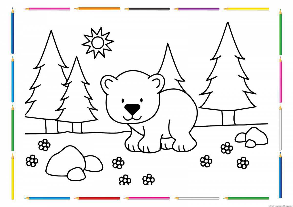 Crazy coloring book for 3 to 5 year olds