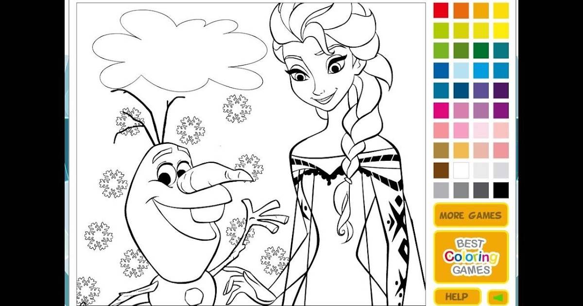 Fun coloring games for kids 3-5 years old