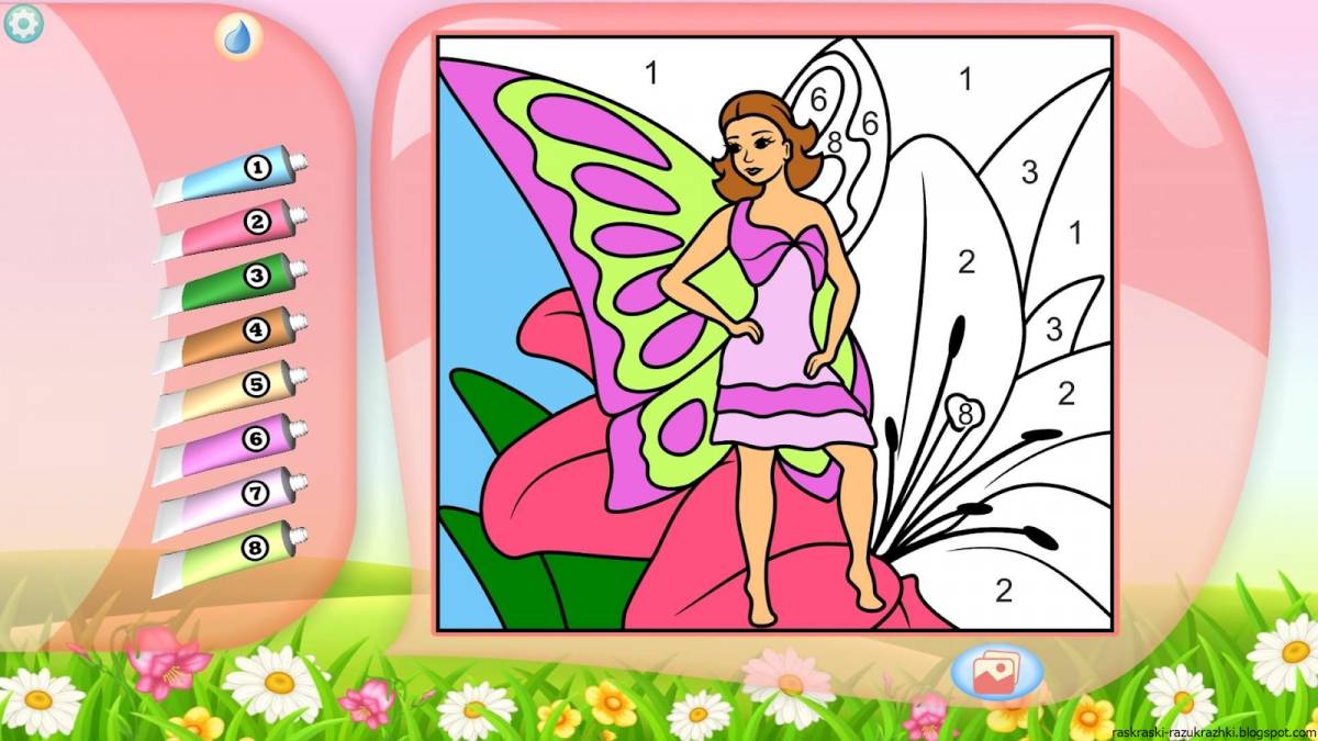 Colored coloring pages for children 3-5 years old