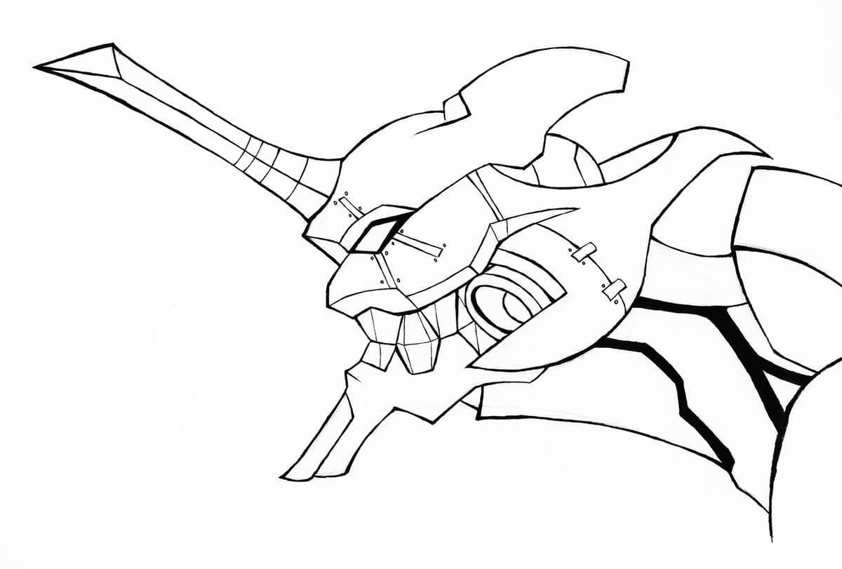 Charming evangelion coloring book