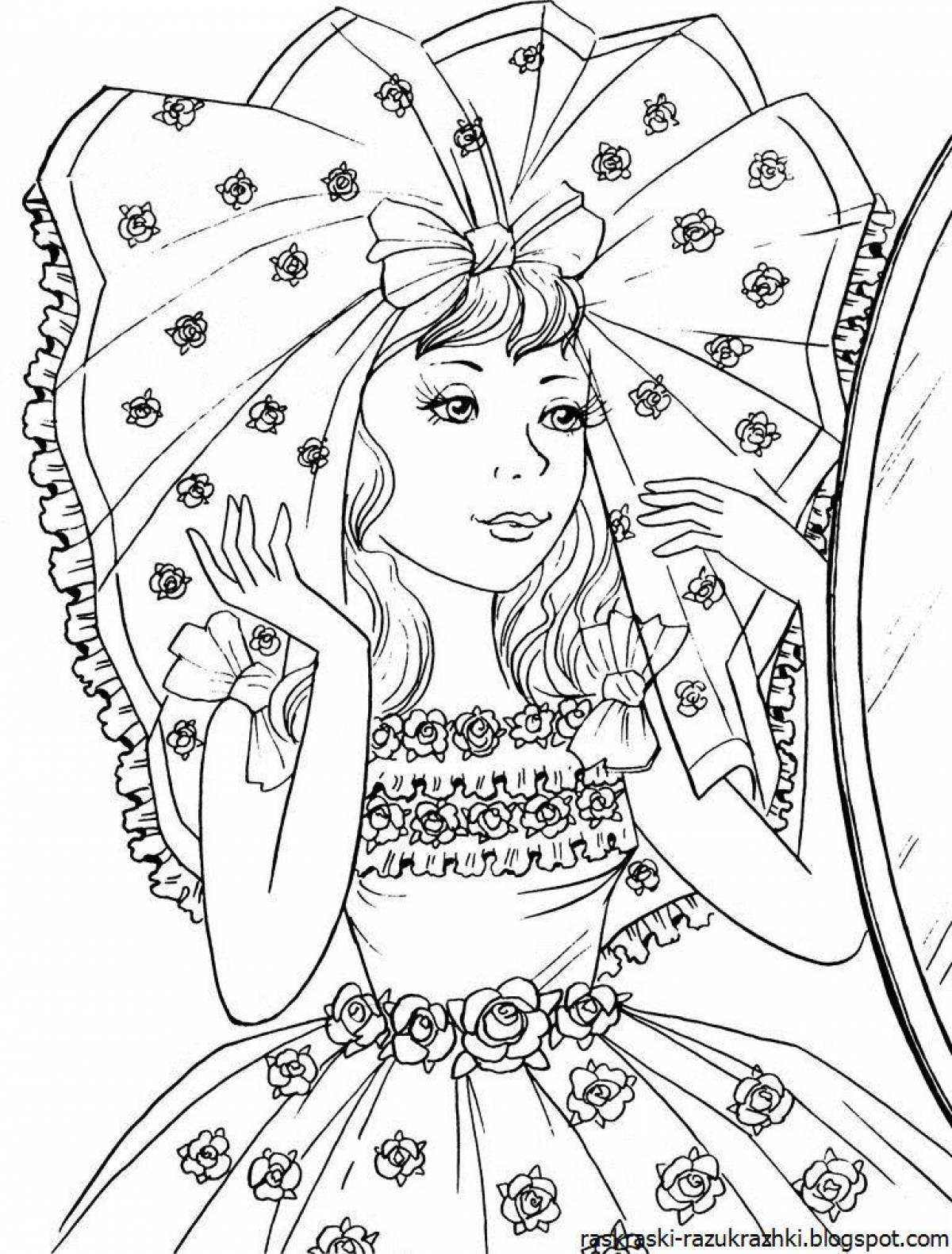 Nice girly coloring book