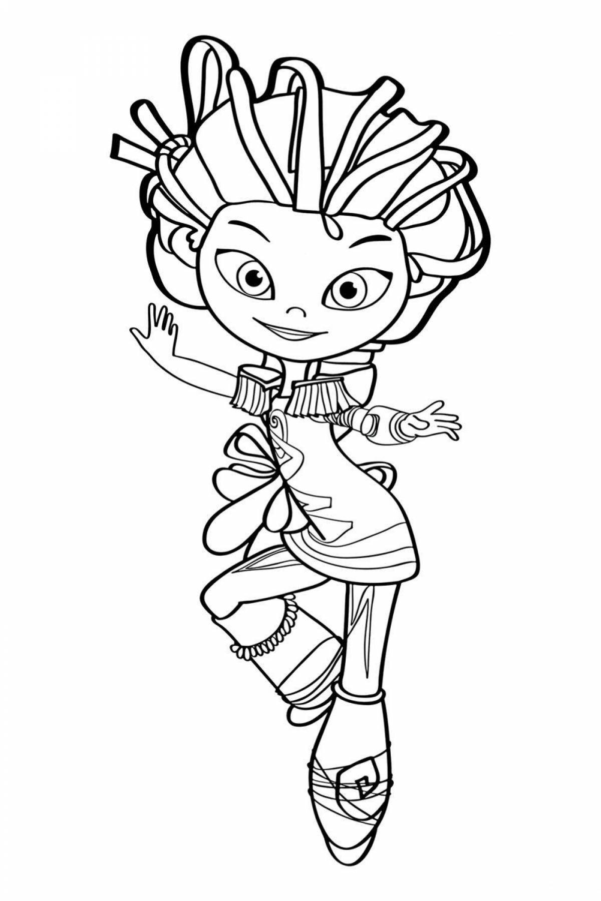 Blissful patrol is preparing coloring pages