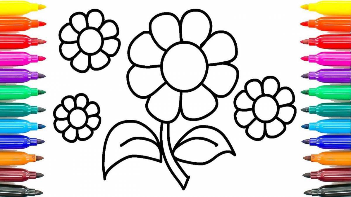 Gorgeous Cauliflower Coloring Page