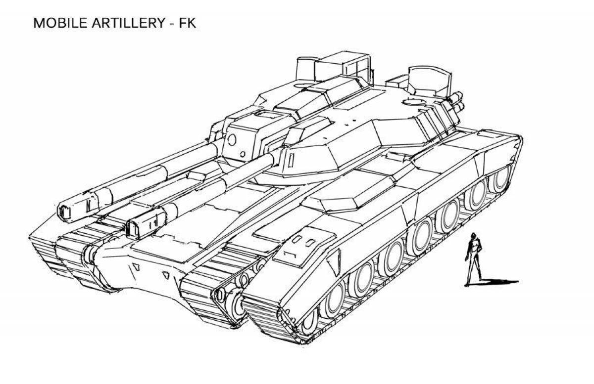 Чертеж танка левиафан