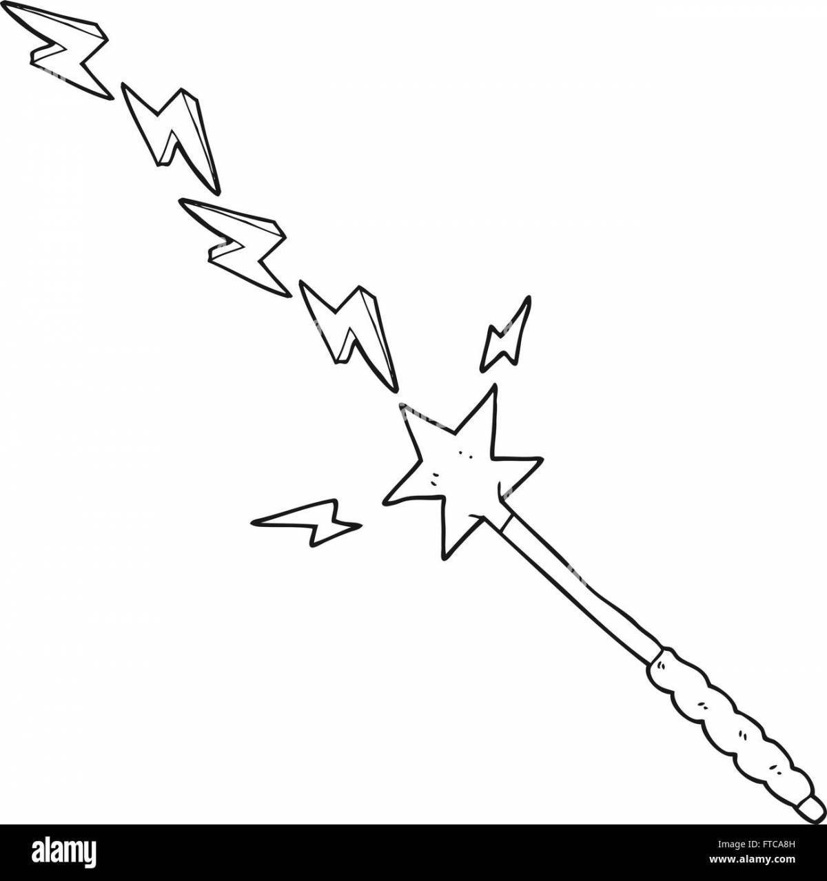 Как нарисовать волшебную палочку