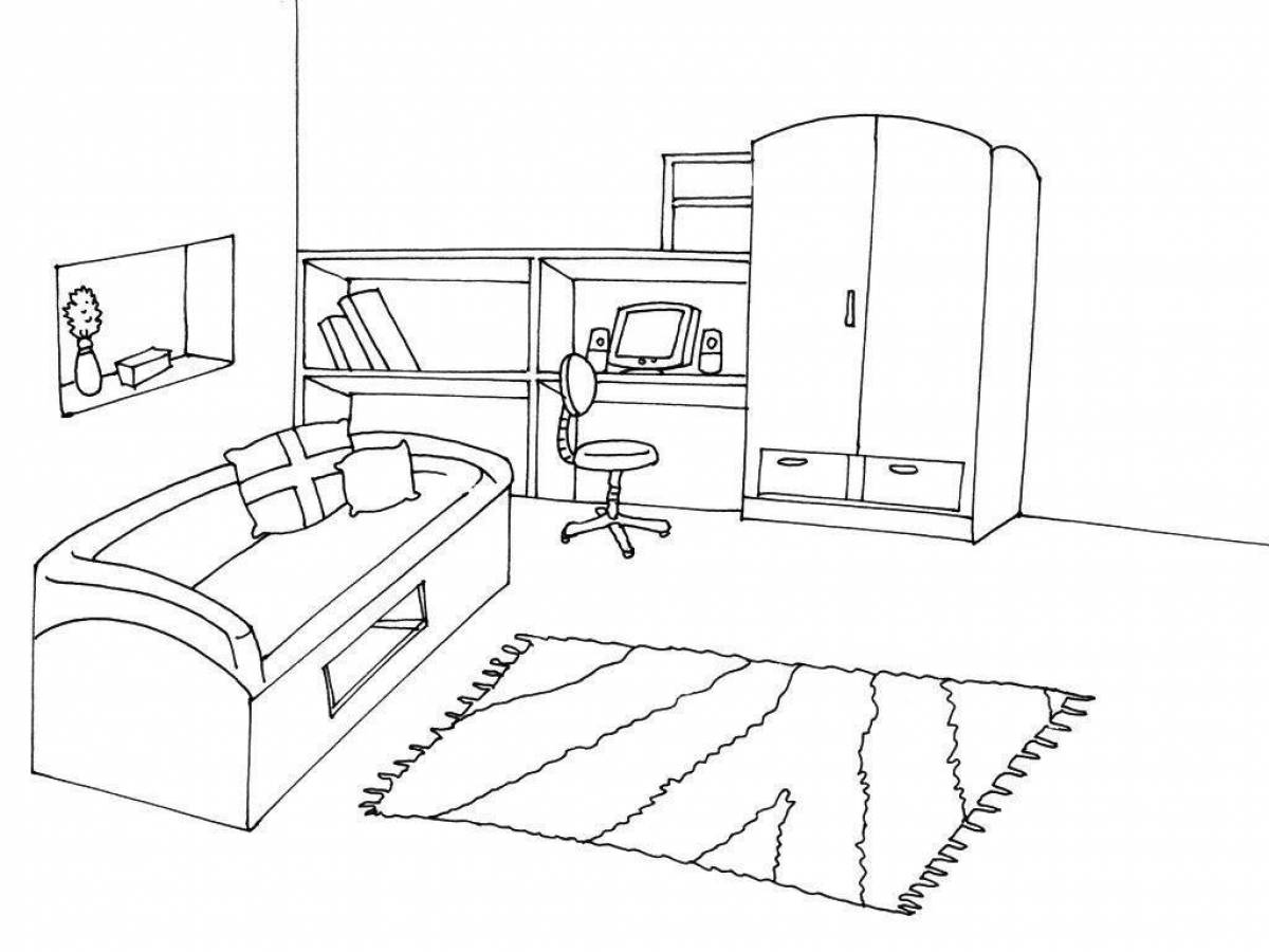 Рисунок детской комнаты