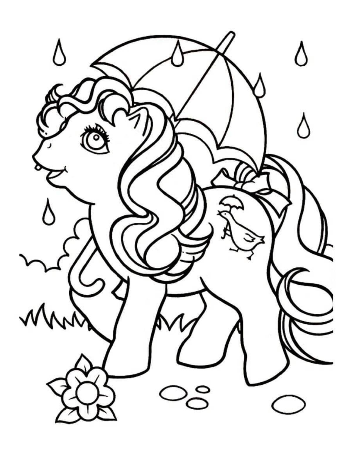 Colorful wonderland coloring page 6 years old