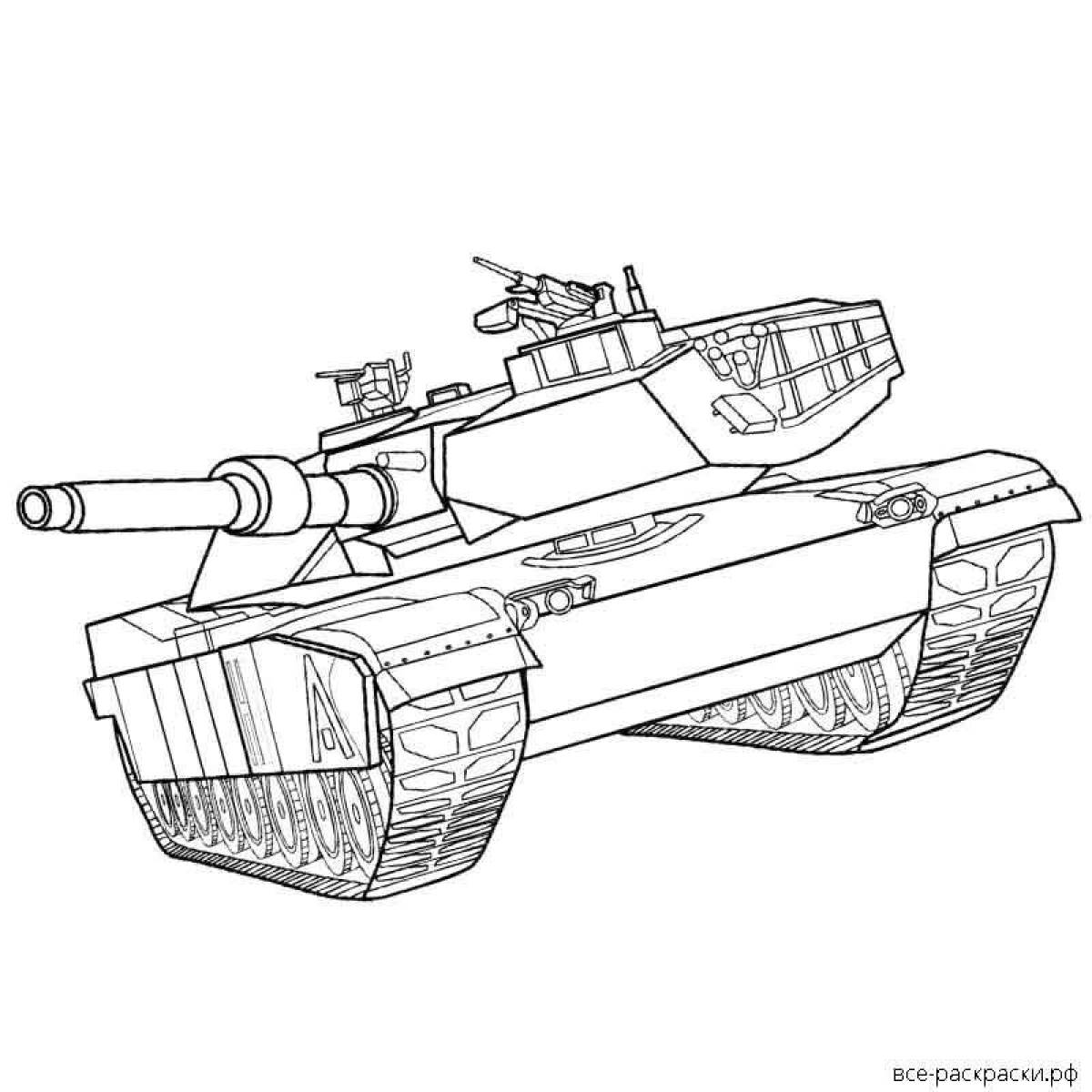 Потрясающая раскраска танк левиафан