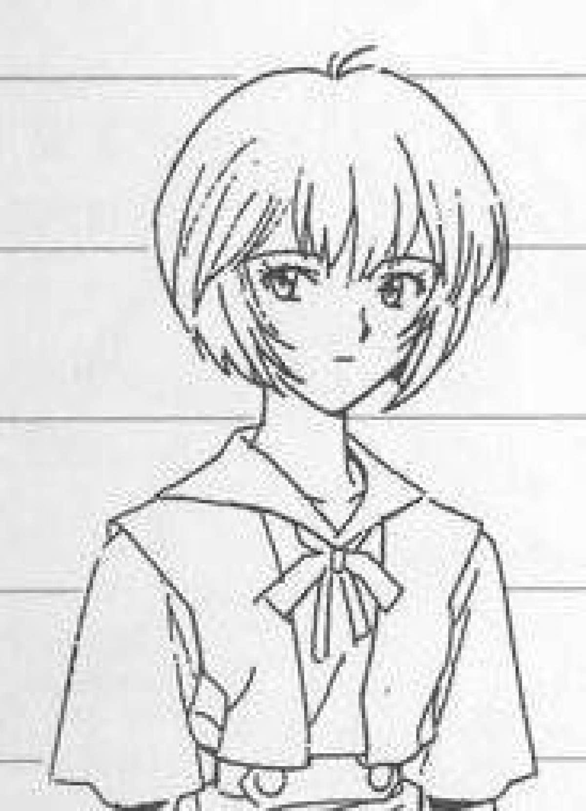 Ayanami rei's gorgeous coloring book